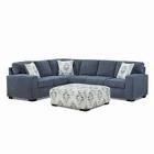 Neo Living NL707-NAVY-SEC-CHAISE Nancy Corner Sectional with Right Facing Chaise, 