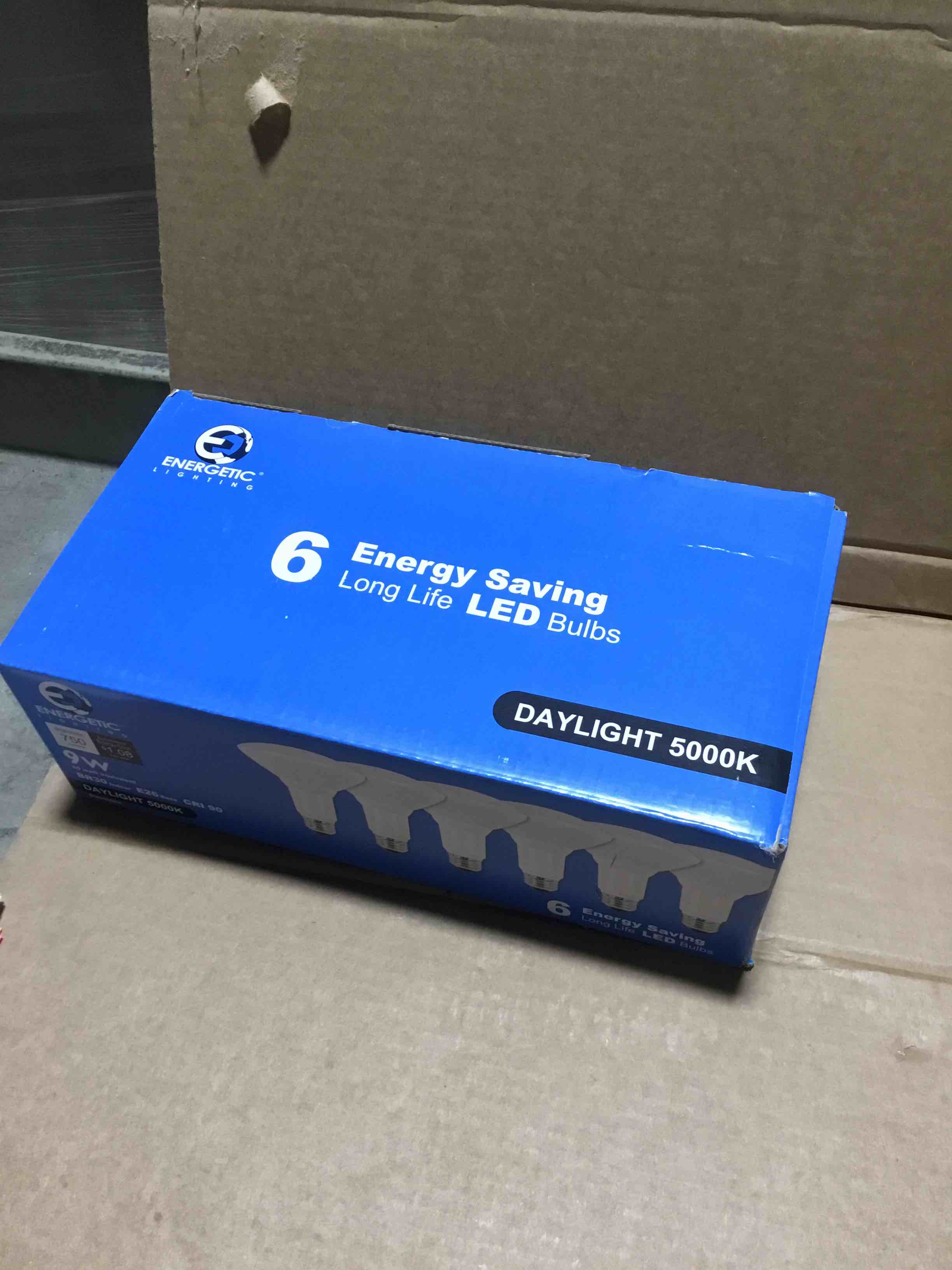 Condition photo showing New/Like New for energetic br30 led flood lights indoor, daylight 5000k, 65w recessed light bulbs, dimmable, 750lm, energy star & cri 90, 6 pack 5000k daylight