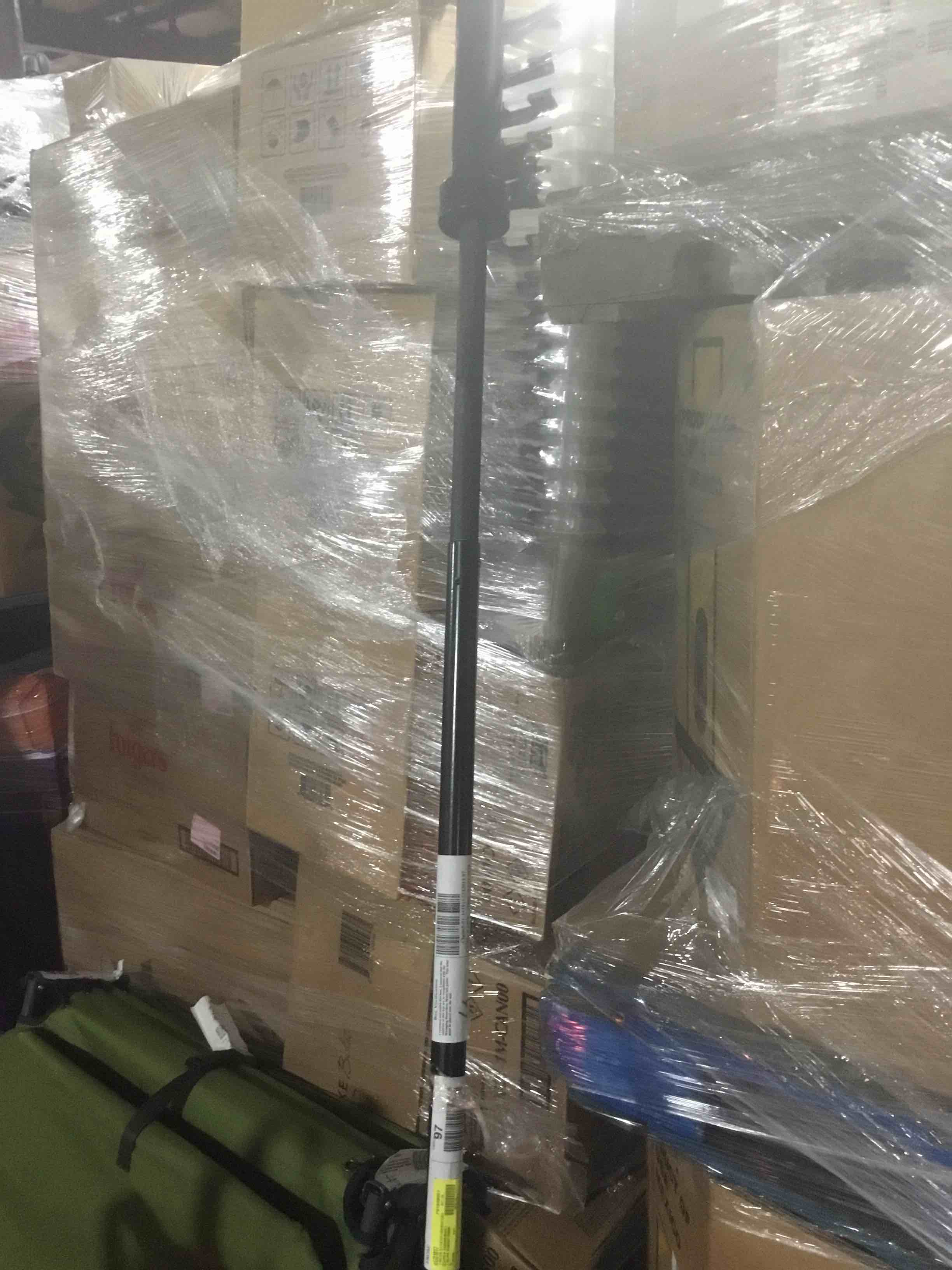 Athletic Works 5-Foot Standard 3- Piece Straight Weightlifting Bar with Threaded Ends