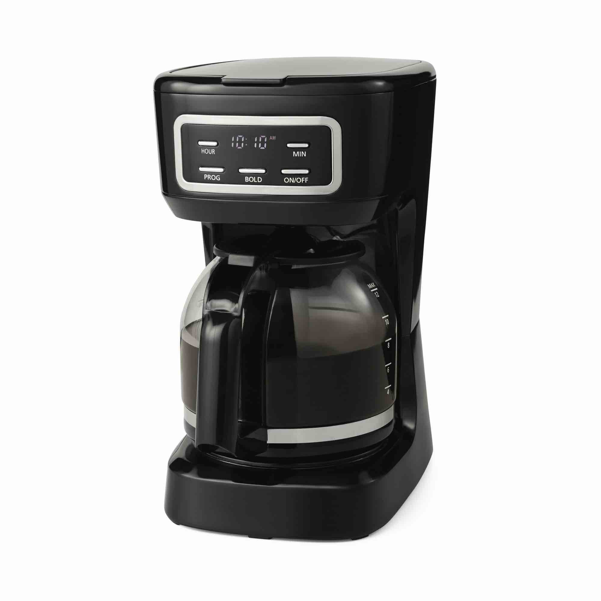 Mainstays Polished 12 Cup Drip Coffee Maker