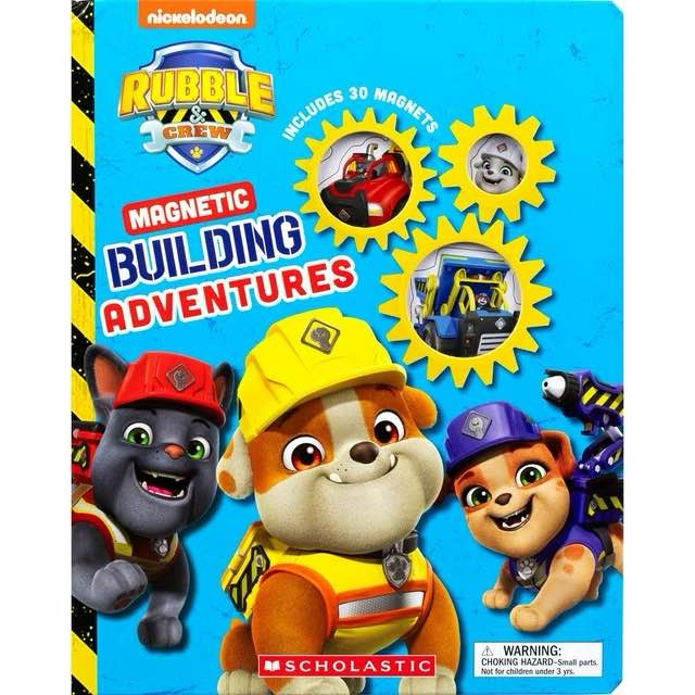 Rubble & Crew: Magnetic Building Adventures, Board Book