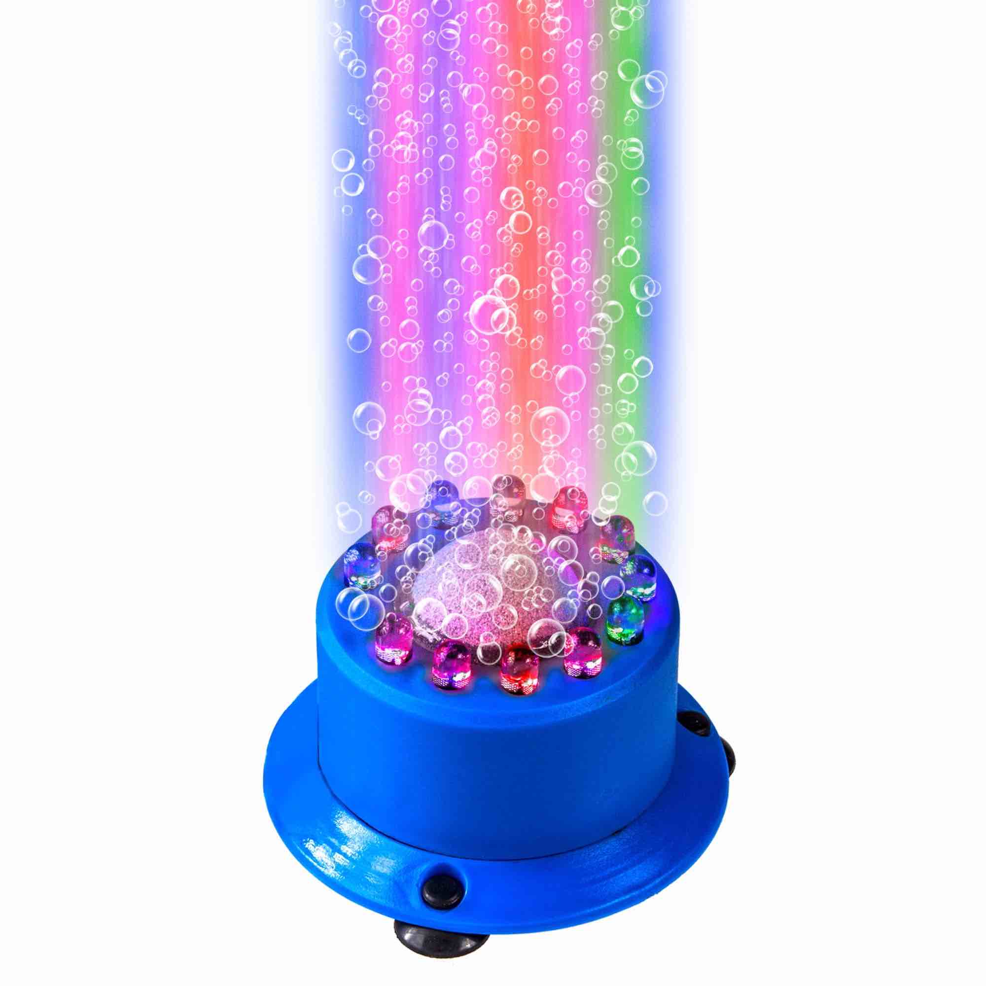 Penn-Plax Cascade Multicolor Rainbow LED Air Stone for Aquariums 2.5” Diameter