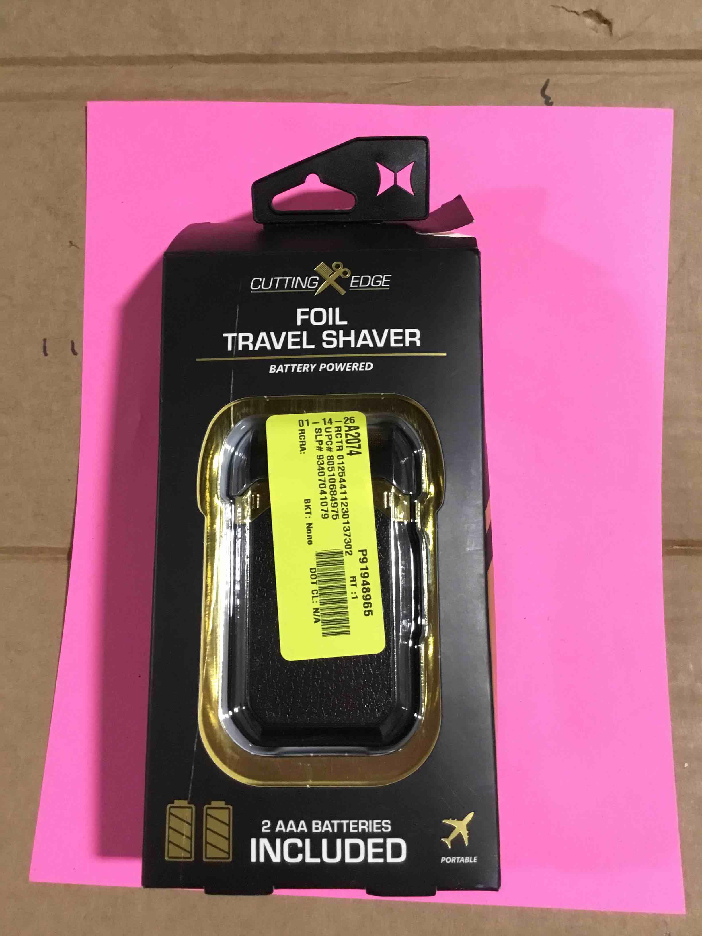 Condition photo showing Good Condition for Cutting Edge Foil Travel Shaver - Compact  Hypoallergenic Titanium Blade  Battery Powered
