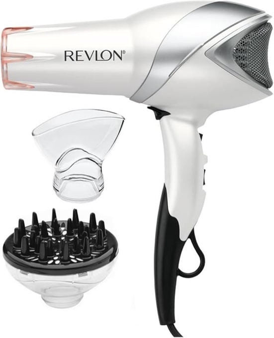 revlon 1875w infrared hair dryer for faster drying & maximum shine