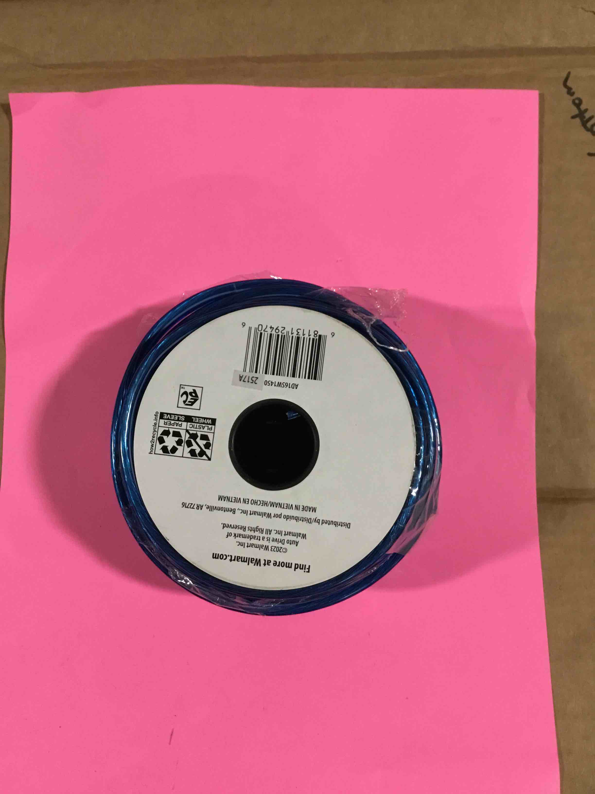 Condition photo showing New/Like New for Auto Drive Car Stereo Speaker Wire  14 American Wire Aauge  50ft  Transparent Blue  Normal Condition