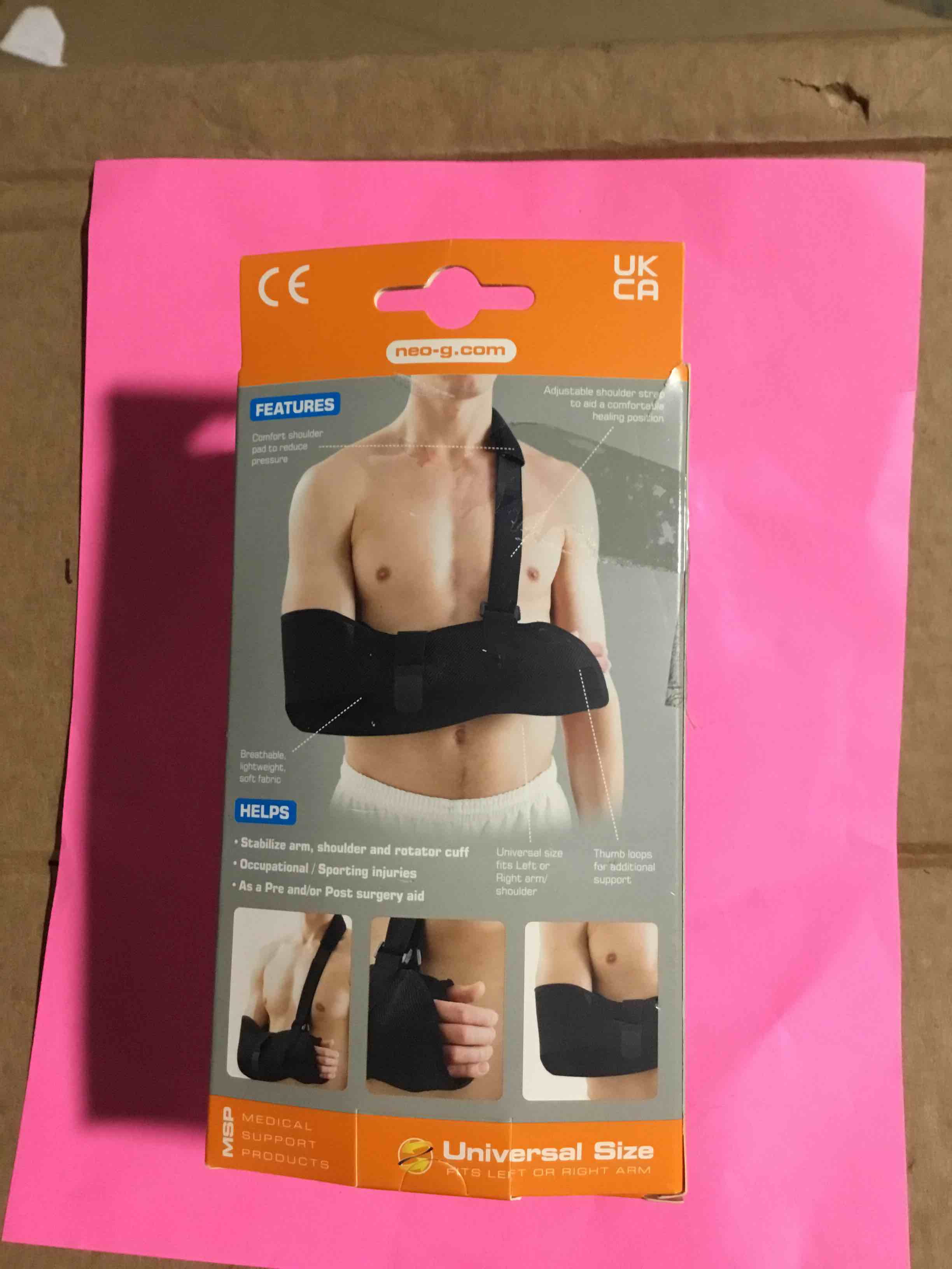 Condition photo showing Good Condition for Neo G Easy-Fit Adjustable Arm Sling With Comfort Pad - One Size FSA/HSA Eligible