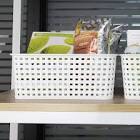 Kiddream Box of 12 Plastic Weave Storage Basket 