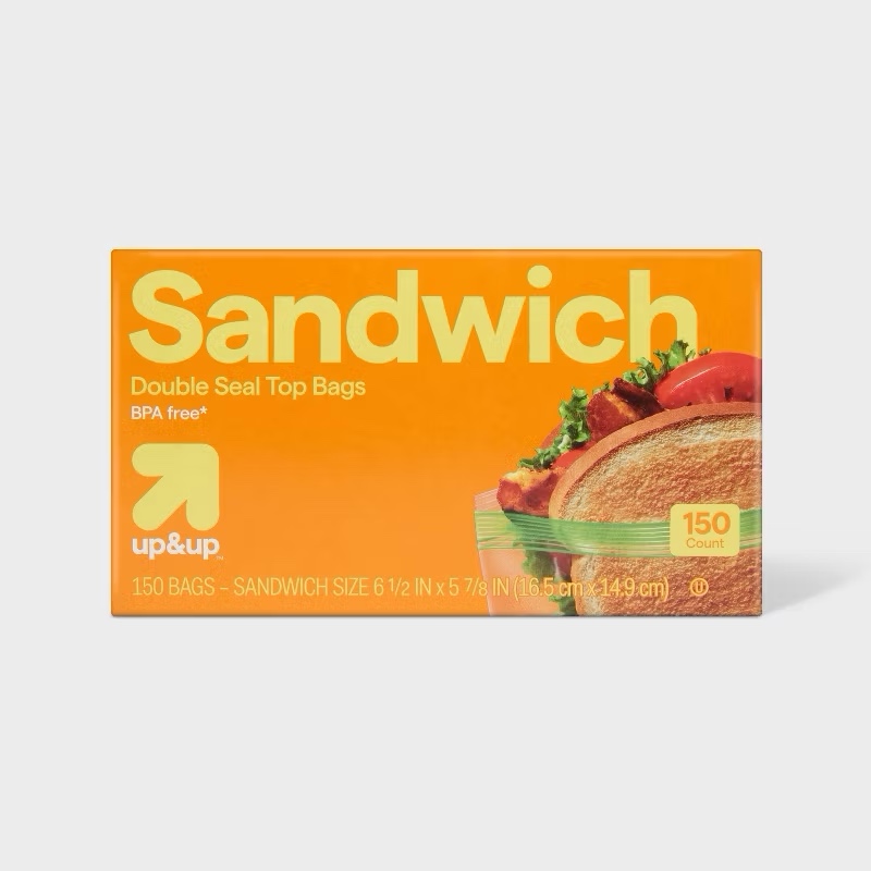 sandwich storage bags - 150ct - up&up™