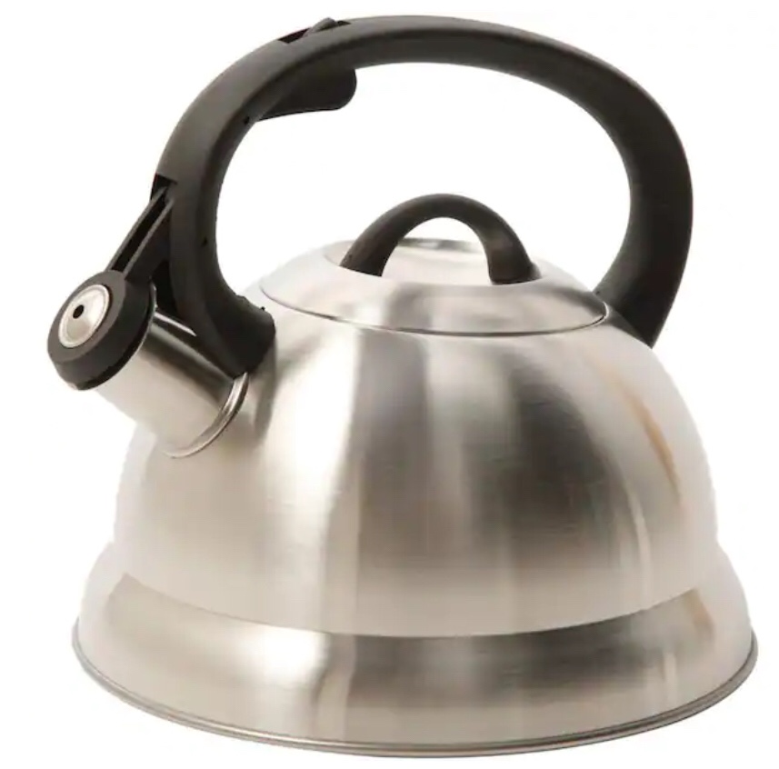 mr. coffee flintshire 1.75 qt stainless steel whistling tea kettle