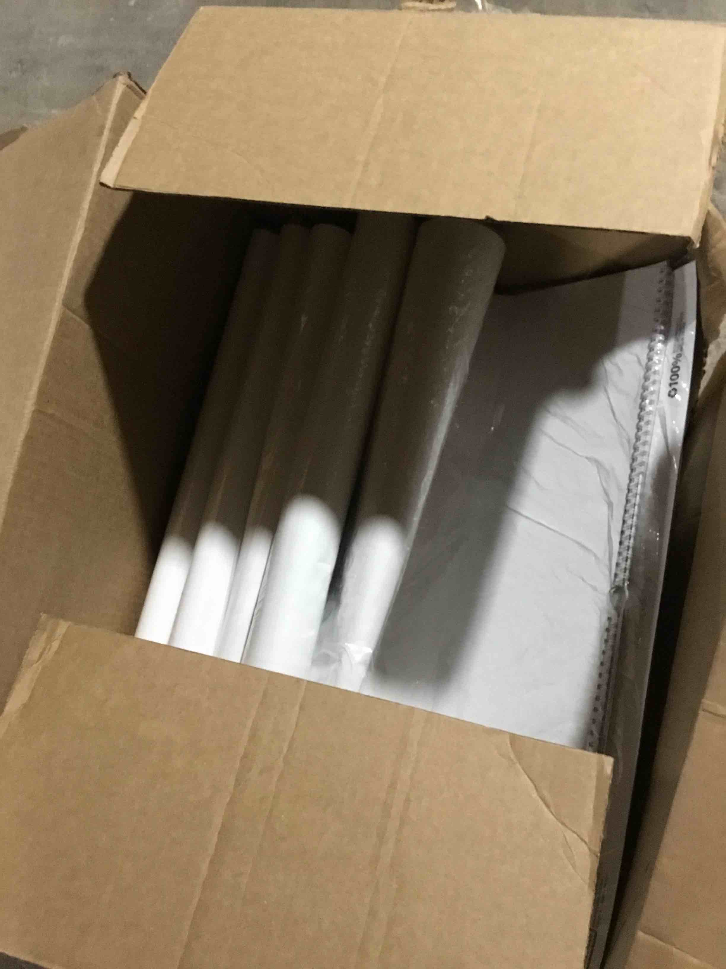 Condition photo showing New/Like New for Box of 15 House of Doolittle 334 22 in. x 31.25 in. 12-Month (Jan-Dec 2026) Bar Harbor Recycled Wirebound Monthly Wall Calendar - White/Blue/Gray Sheets