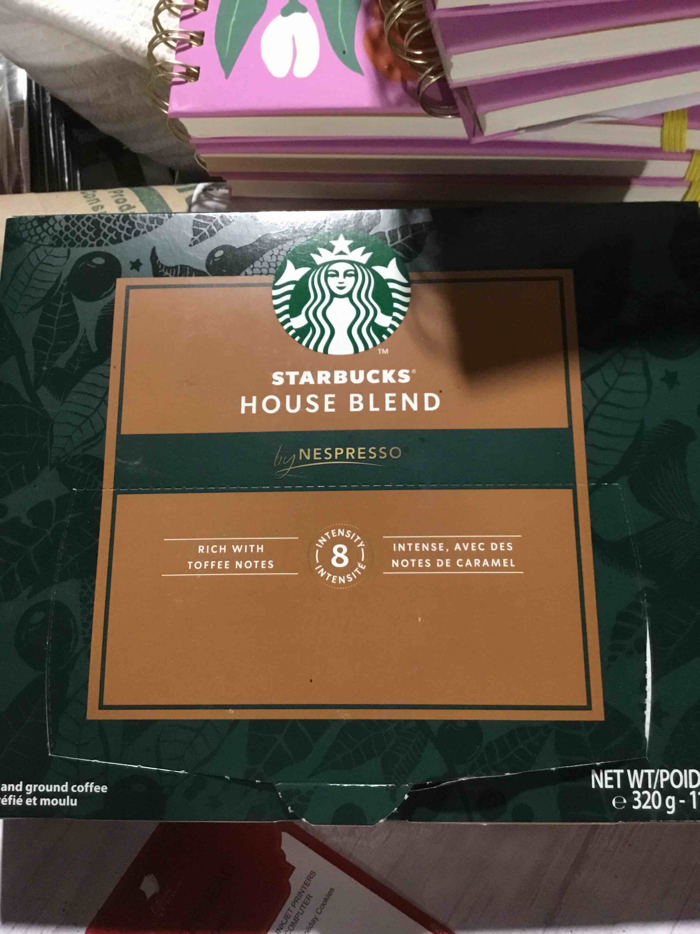 Condition photo showing Good Condition for Nespresso Starbucks House Blend Coffee Nespresso Professional Capsules, Medium Roast, 50/Box (2900.8 | Quill