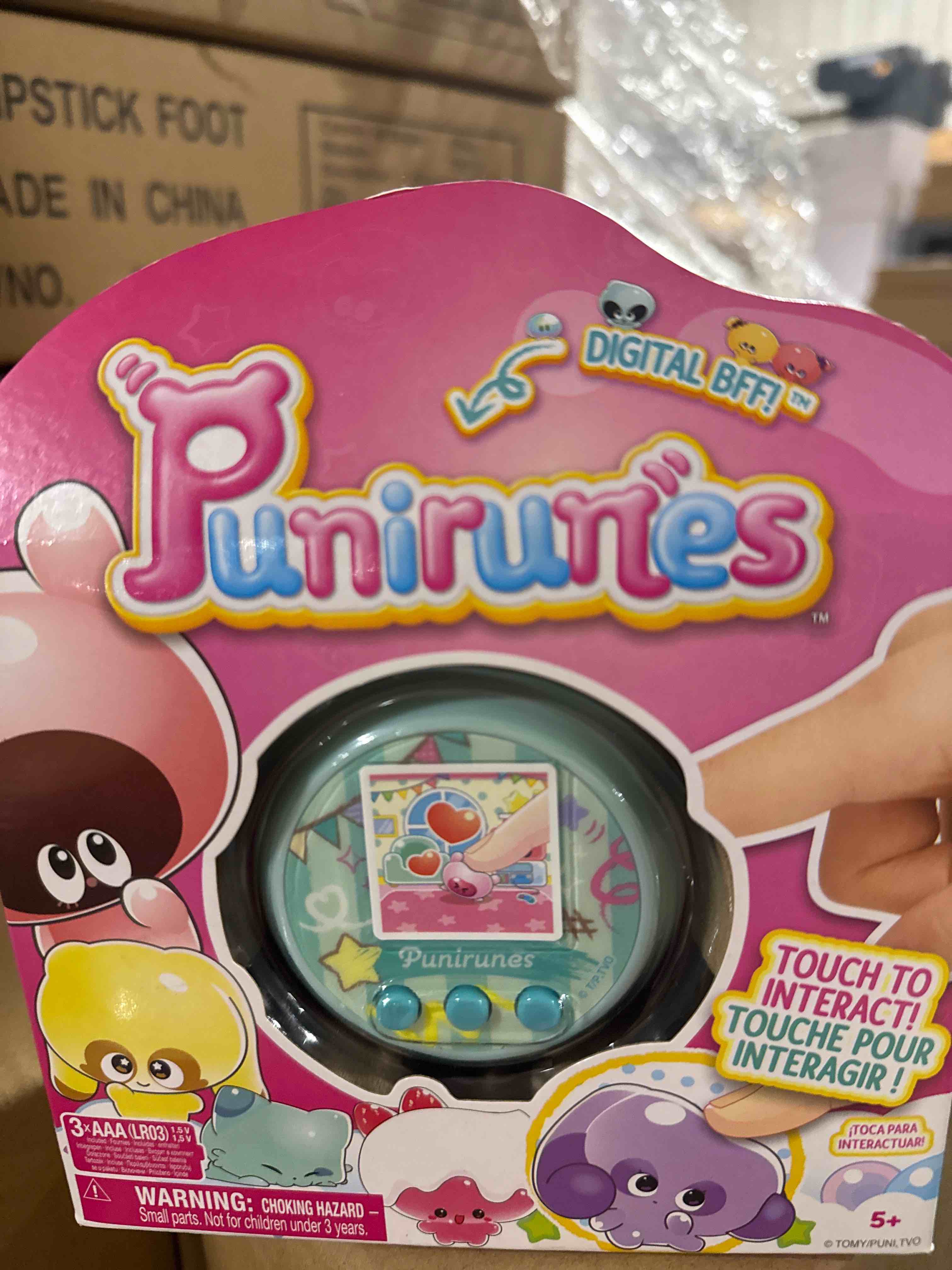 Condition photo showing Brand New for Punirunes, Interactive Digital Toy with 55 Squishy Characters Inside, Reacts to Touch, Color Display, Kids Toys for Ages 5 and up