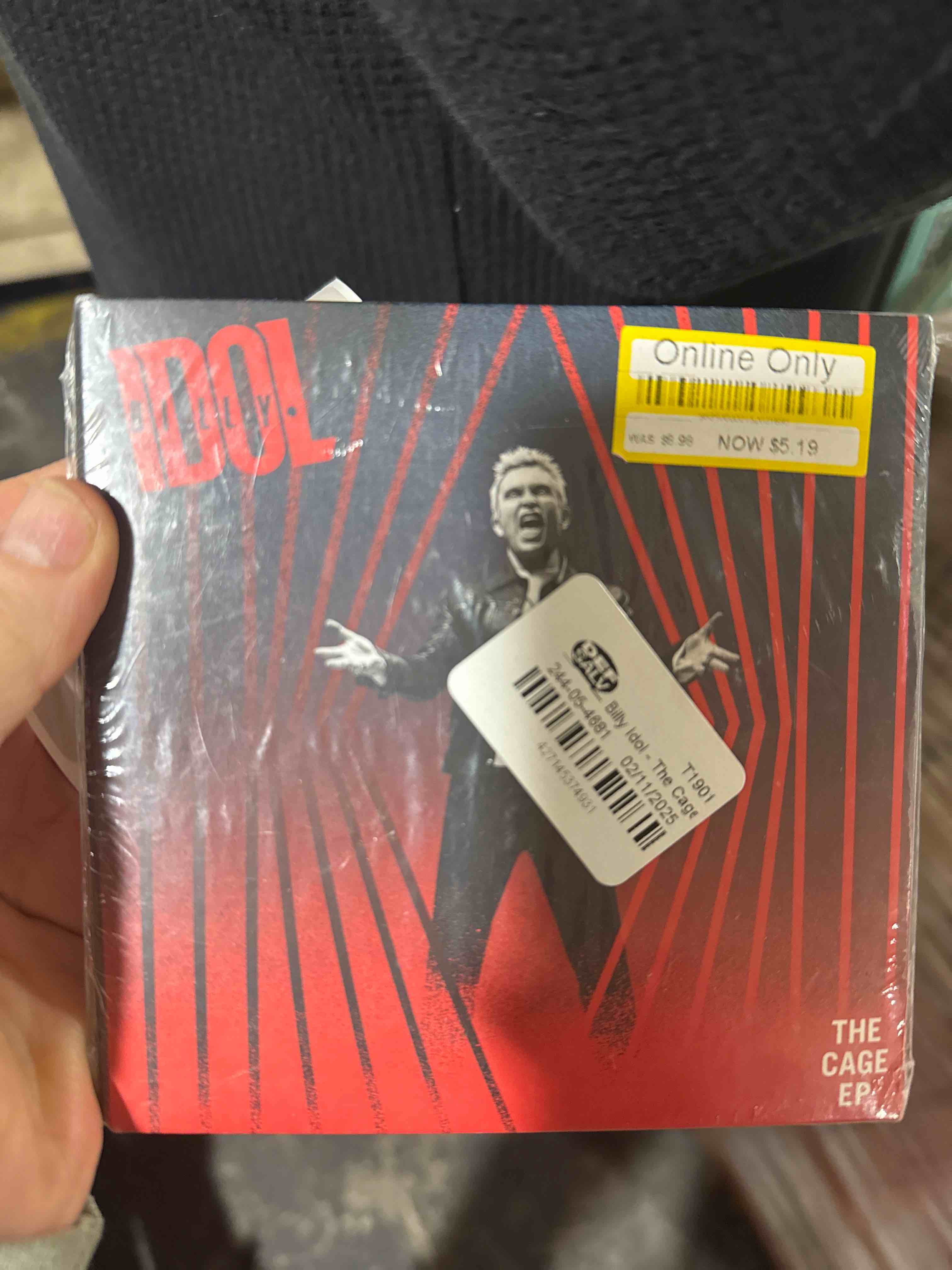 Condition photo showing Brand New for Billy Idol - The Cage EP (CD)