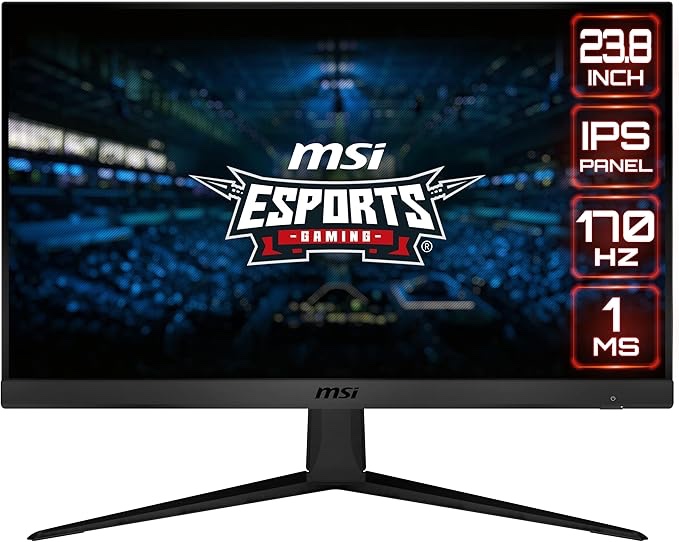 G2412 23.8 in. IPS FHD 1920x1080 1ms MPRT 170Hz 16-9 2xHDMI DP Gaming Monitor (Missing Cords)