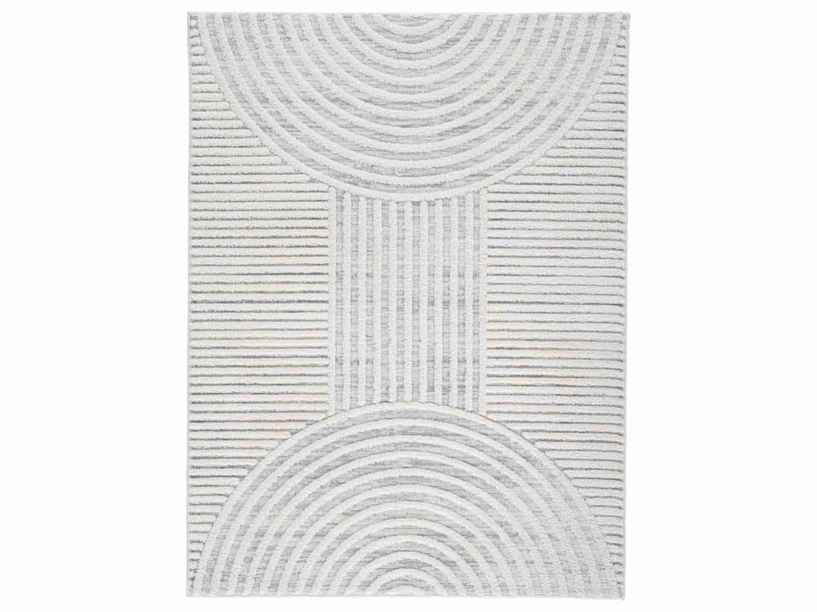 Lambworth 5'3" x 7' Rug, Gray/Cream Color 