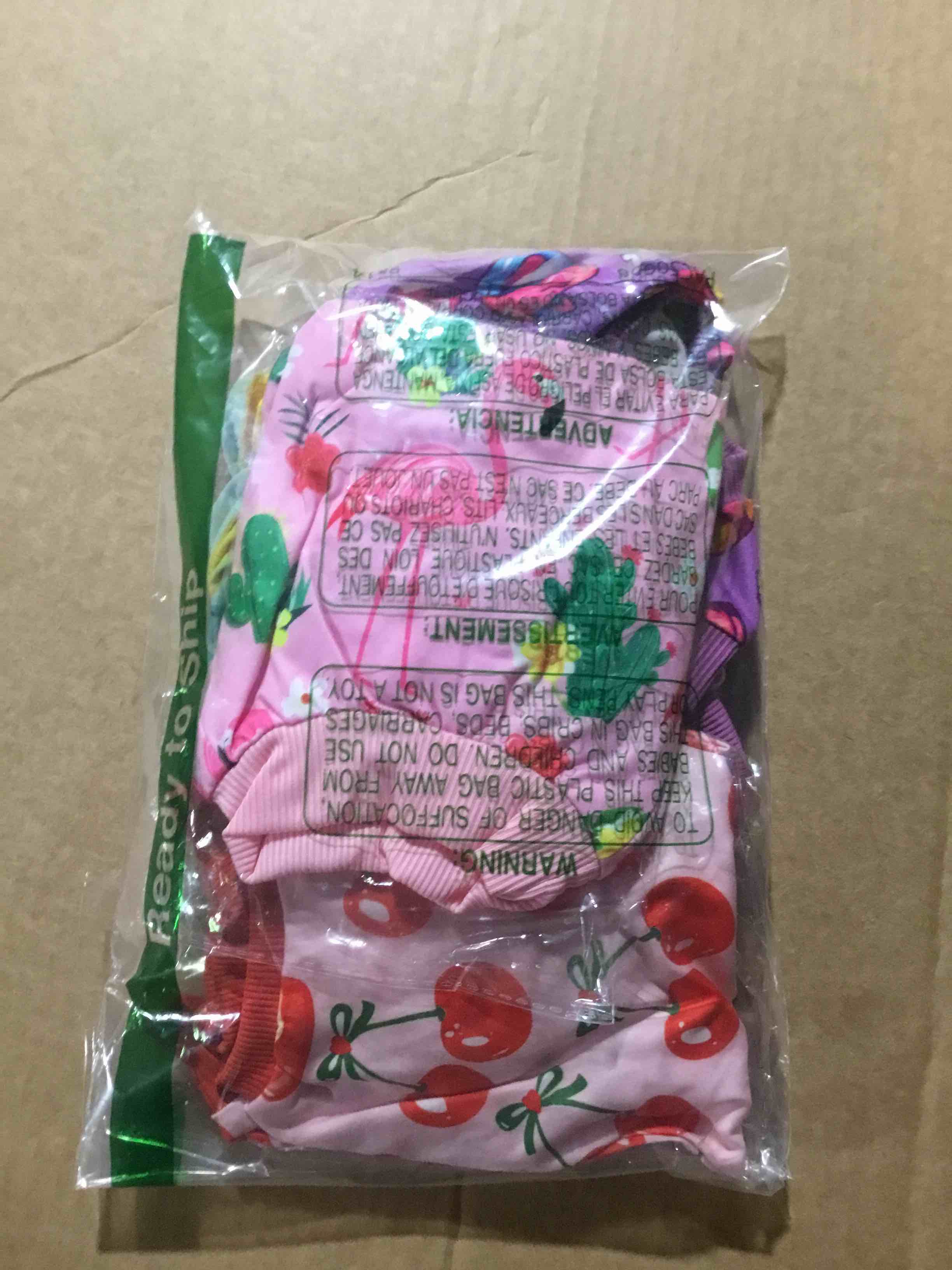 Condition photo showing New/Like New for XPUDAC 4 Pack Dog Pajamas for Small Dogs Cats Plaid Dog Clothes Puppy Onesies Pet Christmas Pajamas Puppy Jumpsuits Pet Pjs Shirt Apparel Purple,pink,red,green Medium(Chest-16" Back-12" Neck-10.2")
