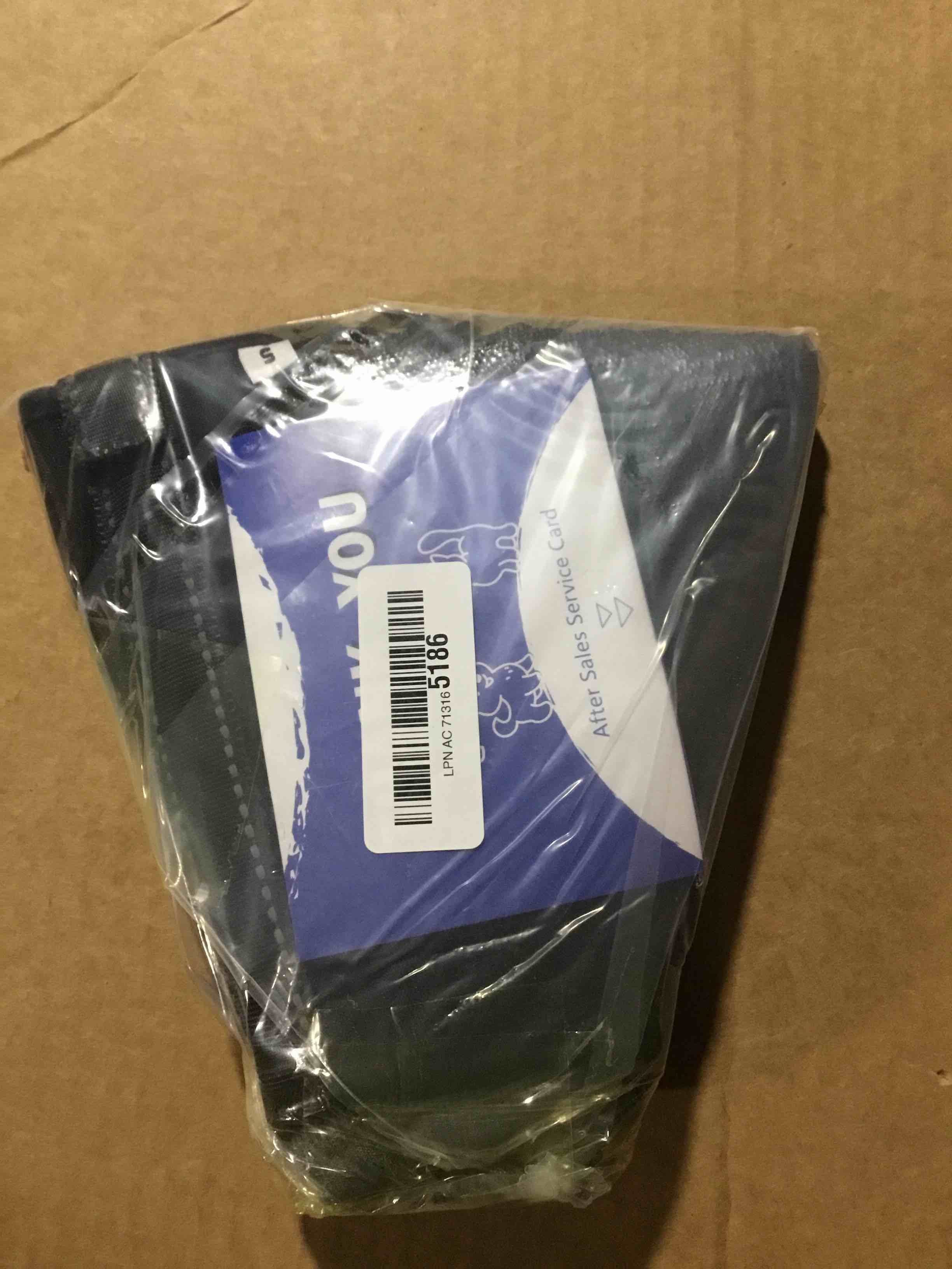 Condition photo showing New/Like New for Dog Cone Collar to Stop Licking: Soft Mesh Recovery Collar After Surgery with Detachable Pad, Elizabeth Cone Alternative for Large Medium, Small Dogs, Normal Eating and Drinking (S) Light Black S(Depth: 7.3in, Girth: 11.4-12.6in)