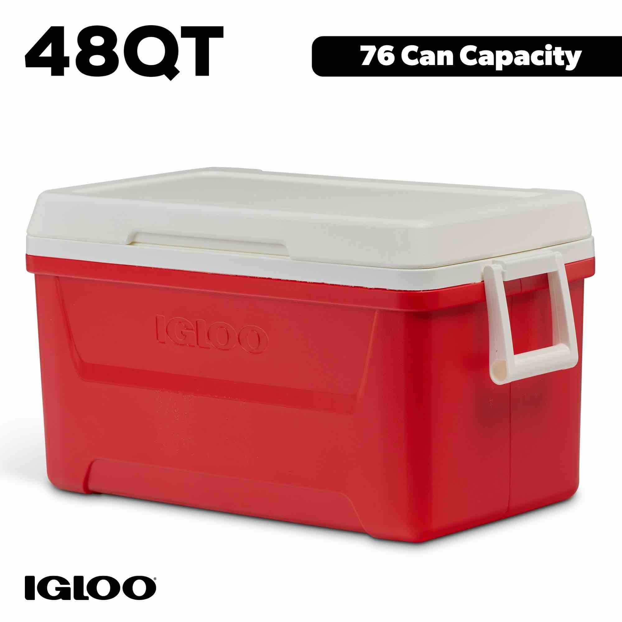 Igloo 48 QT Laguna Ice Chest Cooler  Red