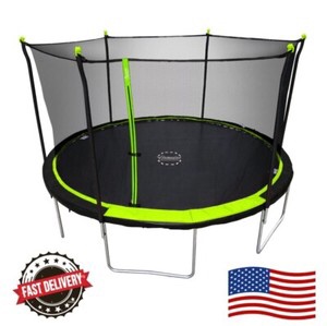 Bounce Pro 14  Trampoline With Safety Enclosure Combo
