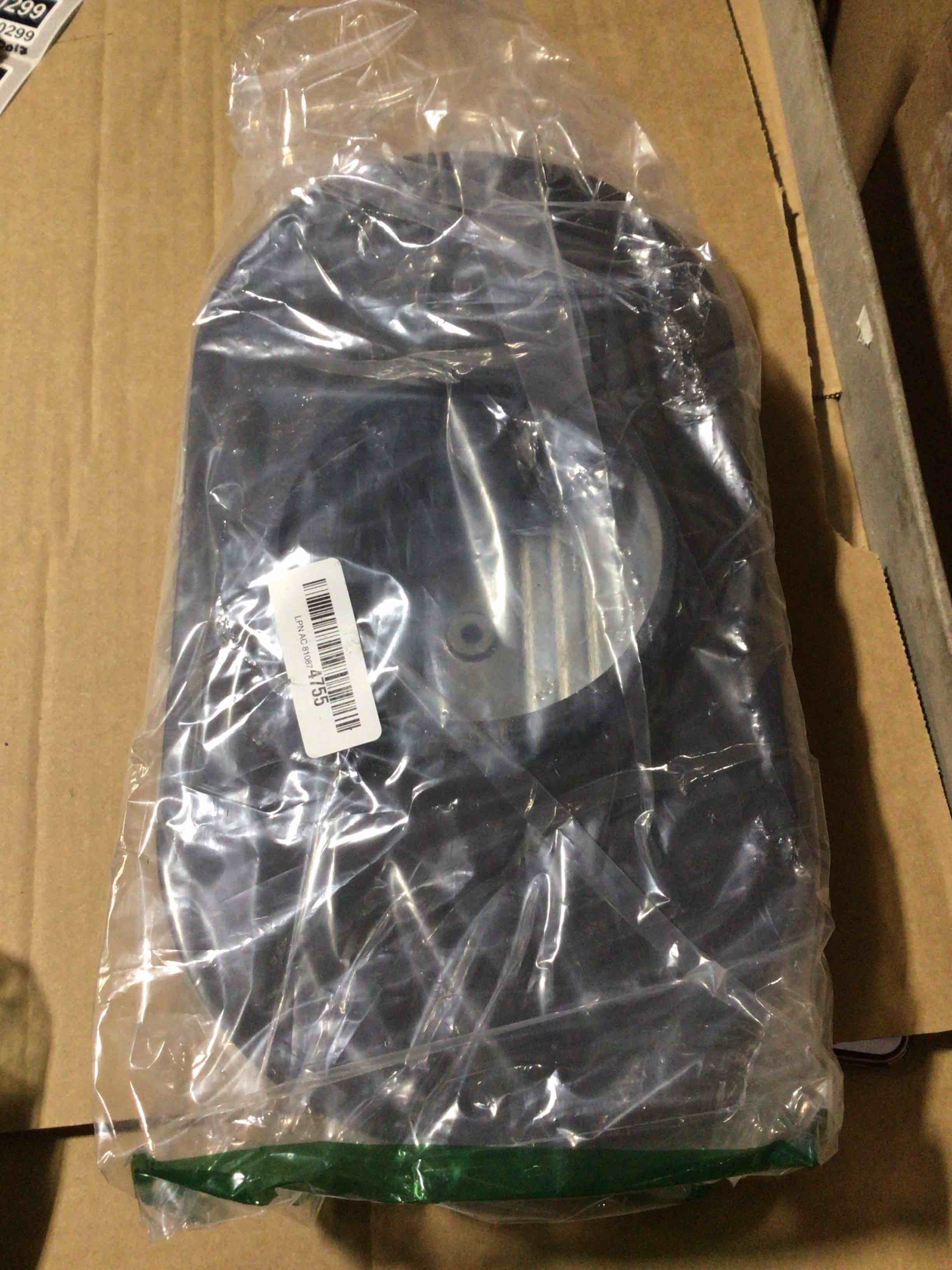 Condition photo showing New/Like New for 15" Oval Partial Finned Aluminum Air Cleaner Assembly Kit, Black Air Cleaner for Carburetor with Filter Element