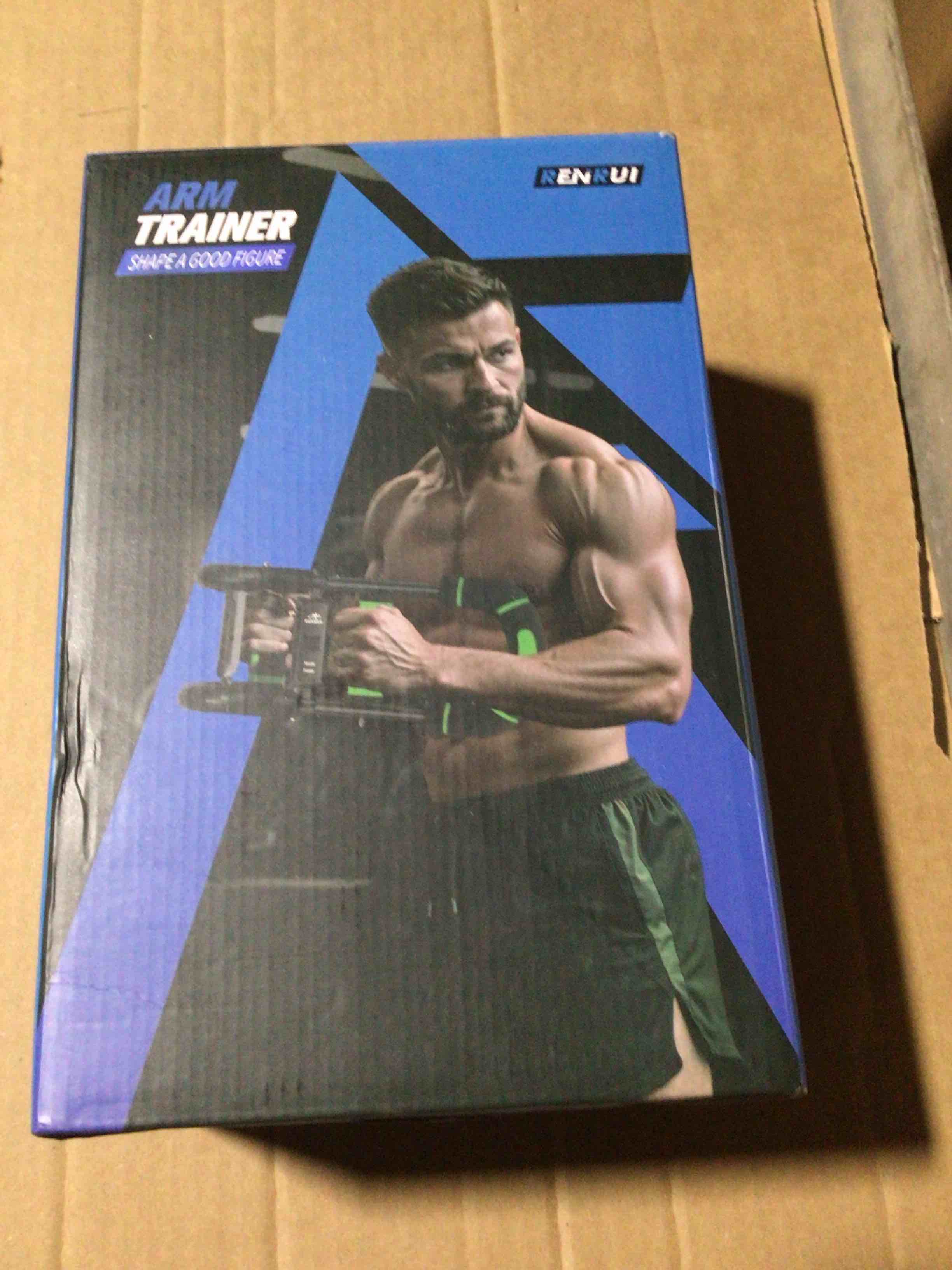 Condition photo showing New/Like New for Twister Arm Trainer, Adjustable 5 Resistance Levels (40-130 lbs) Chest & Arm Workout Equipment for Men & Women, Ergonomic Home Gym Strength Trainer with Anti-Slip Handles & Carry Bag Blue Pro