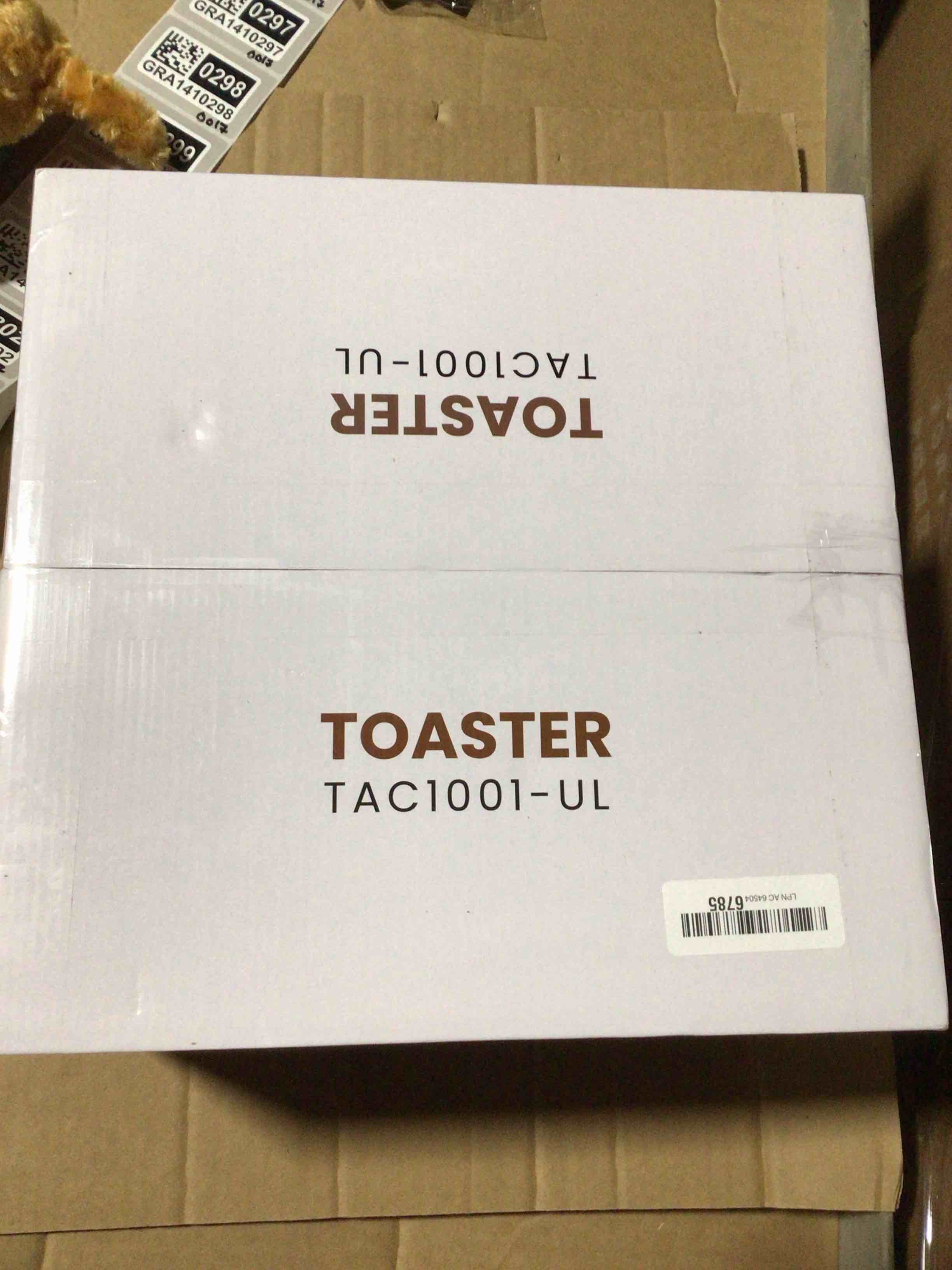 Condition photo showing New/Like New for Smart Toaster 4 Slice Wide Slot– Dual Digital TouchScreen & Independent Control for Family | 1800W Stainless Steel for 6 Bread Types & Toast Settings | Defrost Reheat & Single-Slice Modes 4 Slots 4 Slice