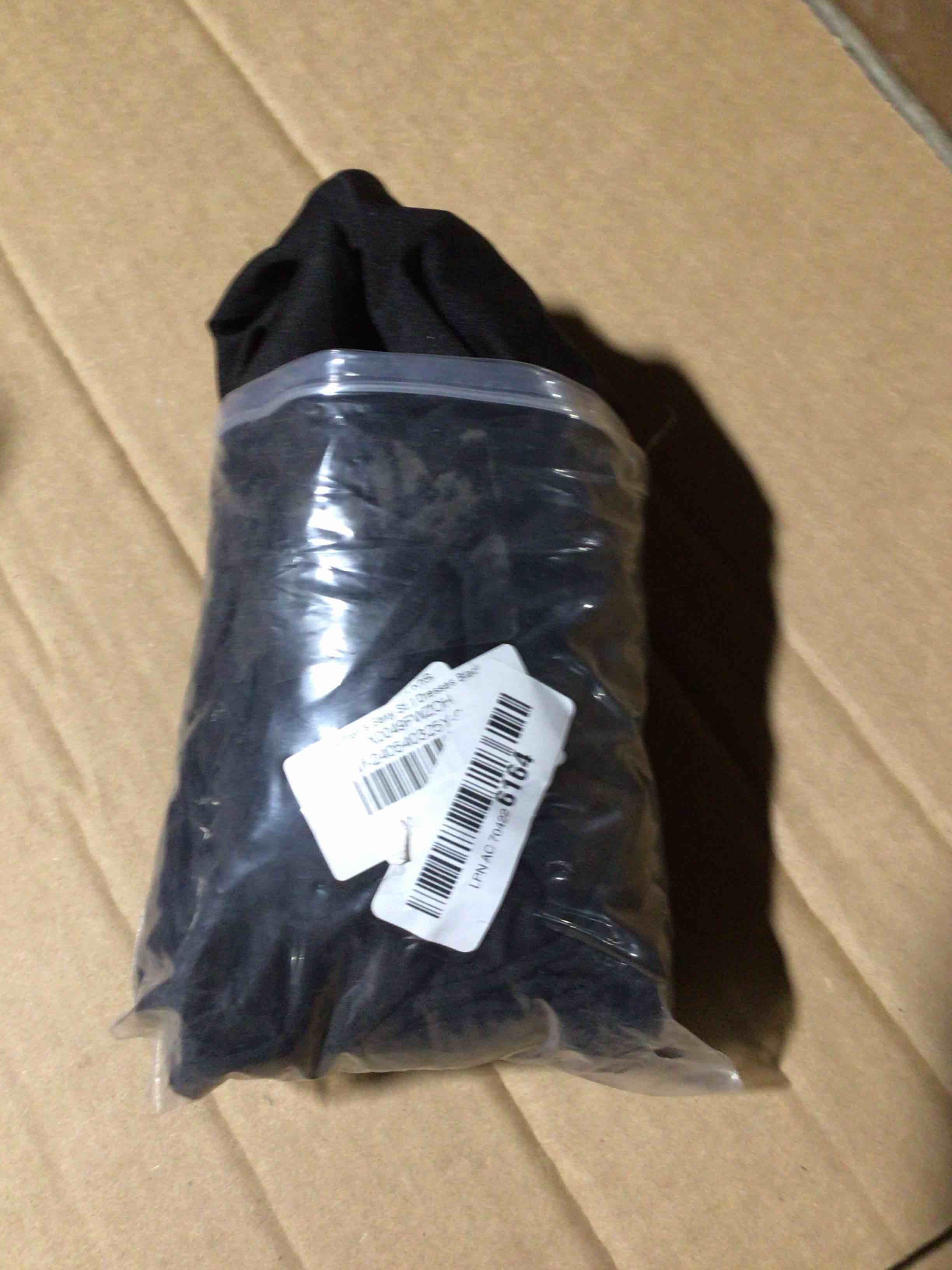 Condition photo showing New/Like New for Women's Sexy Strapless Backless High Split Long Maxi Dress Ruched Off Shoulder Sleeveless Bodycon Party Cocktail Dresses Small Black