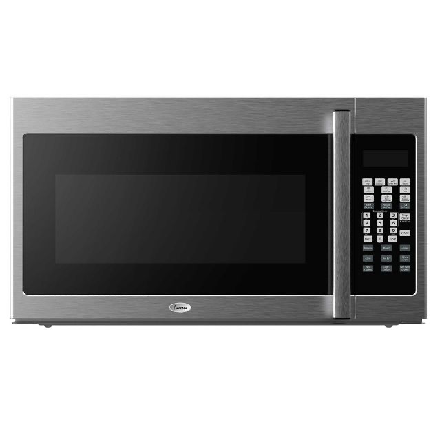 Impecca 30 Inch Over-the-Range Microwave Oven with Convection, AirFry, and Sensor Cooking, Stainless Steel