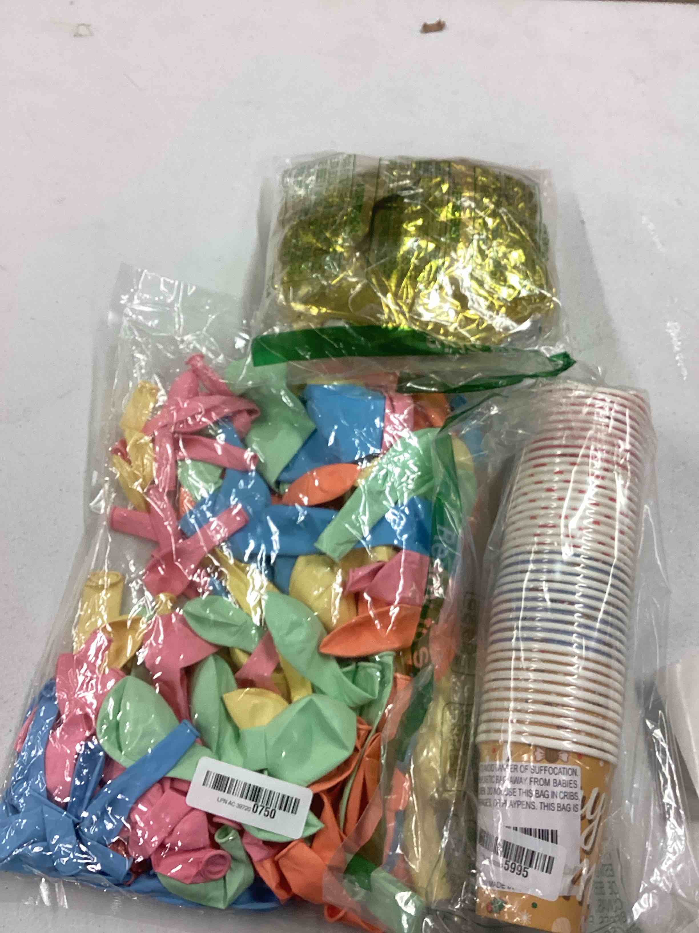 Assorted Celebration/Decoration Supplies (May include a variety of styles, colors, and themes)