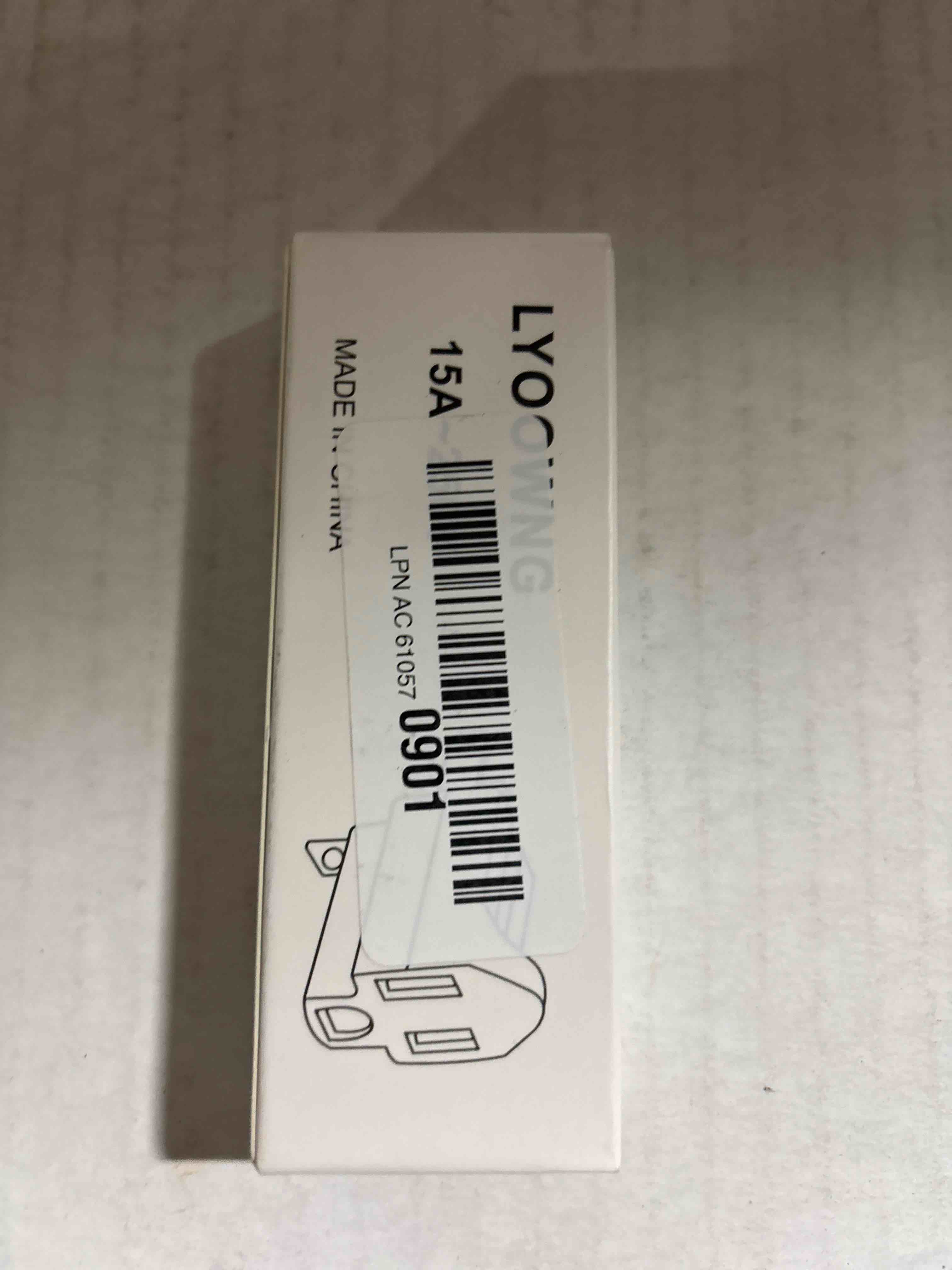 Condition photo showing New/Like New for 3 Prong to 2 Prong Adapter, Non Polarized 3 Pin to 2 Pin Power for Wall Outlets Plugs, Grounding Converter Adapter, Gray (Same Prongs) NonPolarized