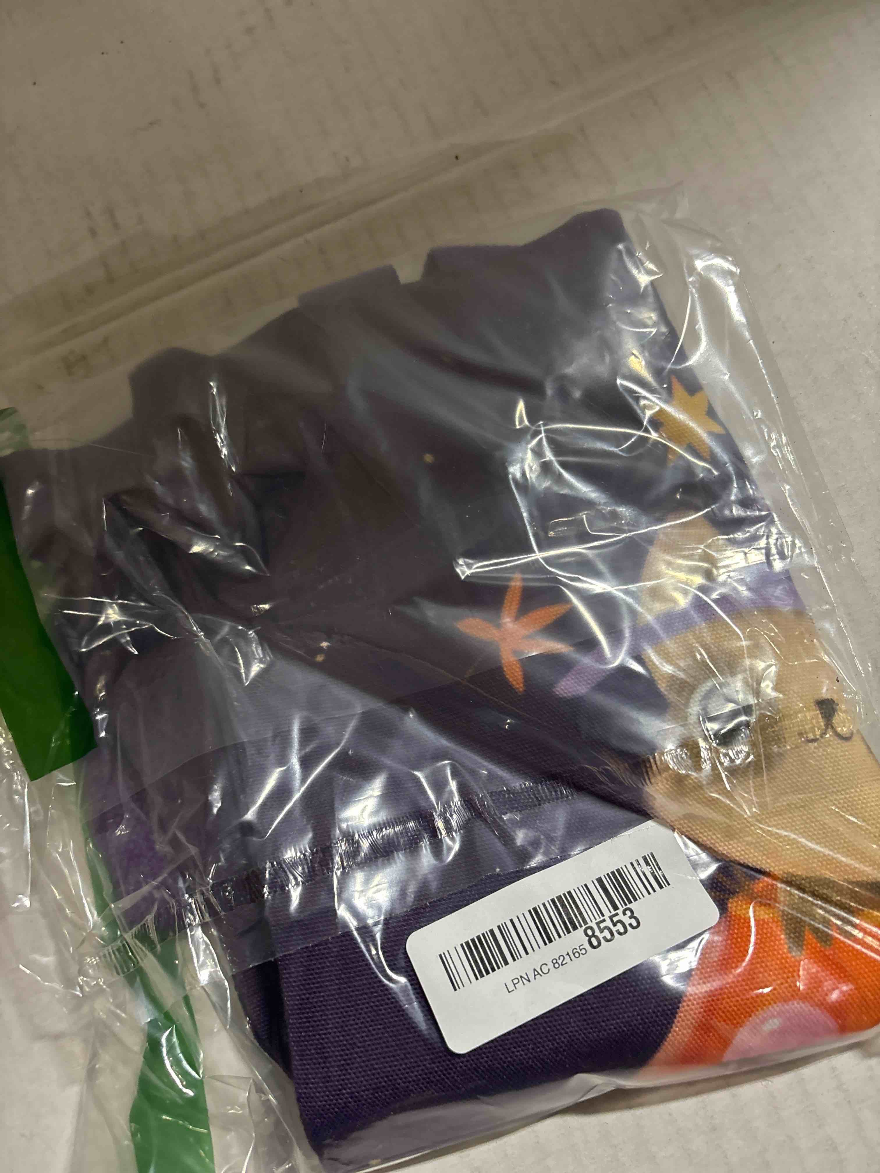 Condition photo showing New/Like New for ATFUNSHOP Trick or Treat Bags Halloween Bags 15.7'' Cat Canvas Reusable Large Tote Bucket for Kids Purple