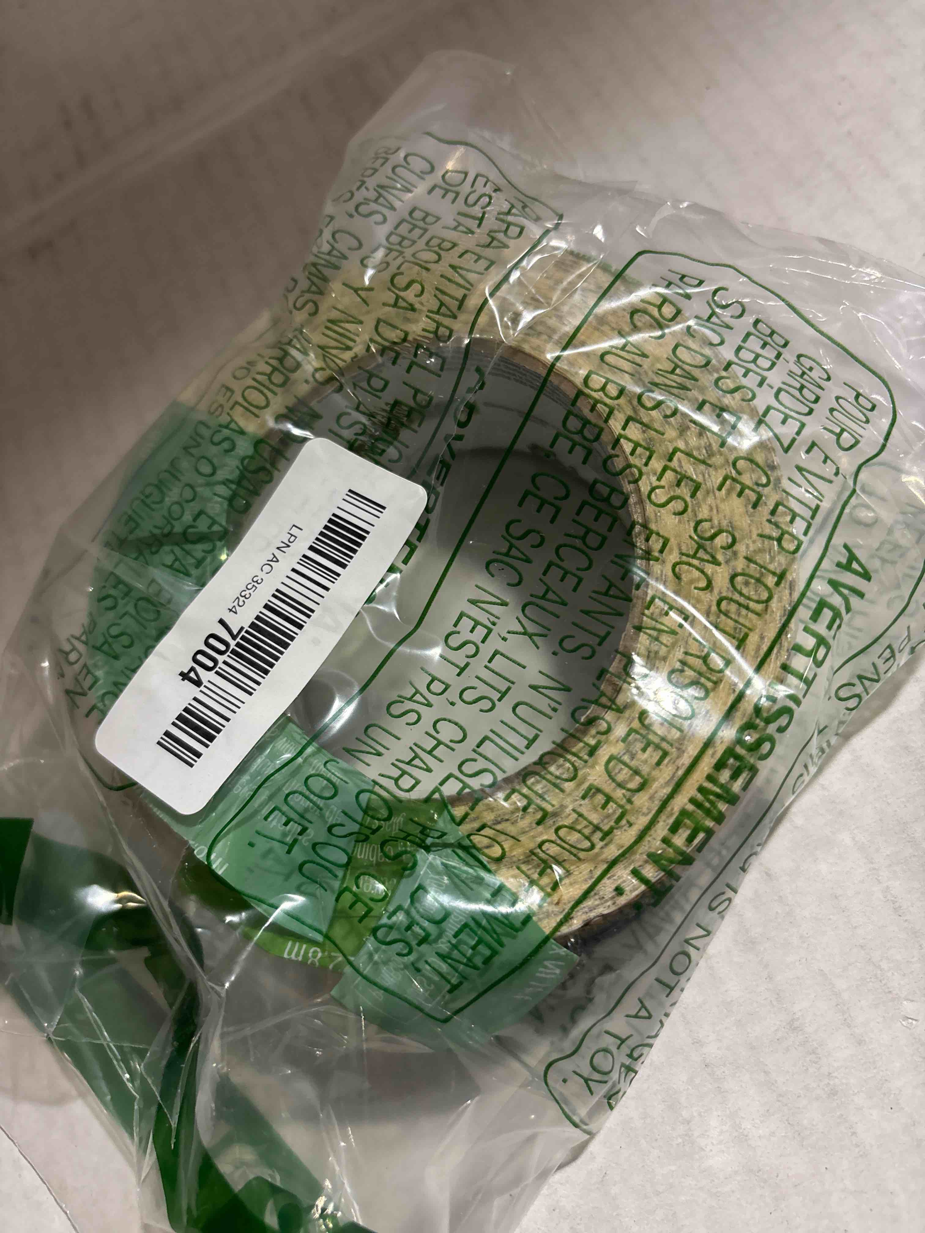Condition photo showing New/Like New for FrogTape DS 154 Premium Grade, Double-Sided Poly-Hanging Containment Tape, Sticks to Plastic Sheets, for Remodeling and Remediation, 36mm x 25yds, Natural, 1 Roll (243049) 36mm x 25yds (Pack of 1)