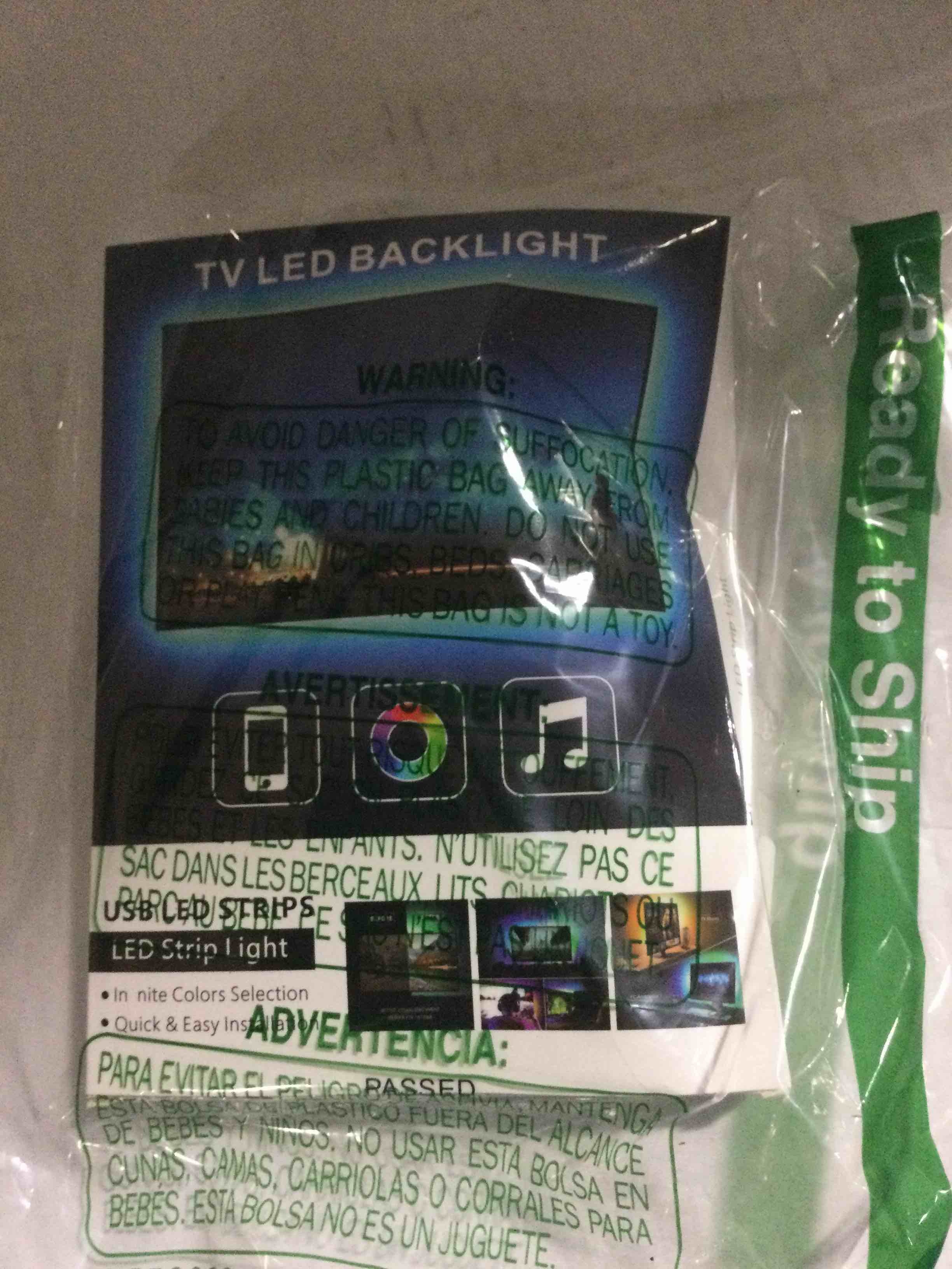 Condition photo showing New/Like New for Nexillumi LED Lights for TV, 16.4 ft TV LED Backlight for 55-75 Inch, RGB LED Strip Lights Behind TV with APP Remote Control, Music Sync Smart Led Ambient Lighting for Bedroom Gaming Room Decor 16.4ft for 55"-75" TV