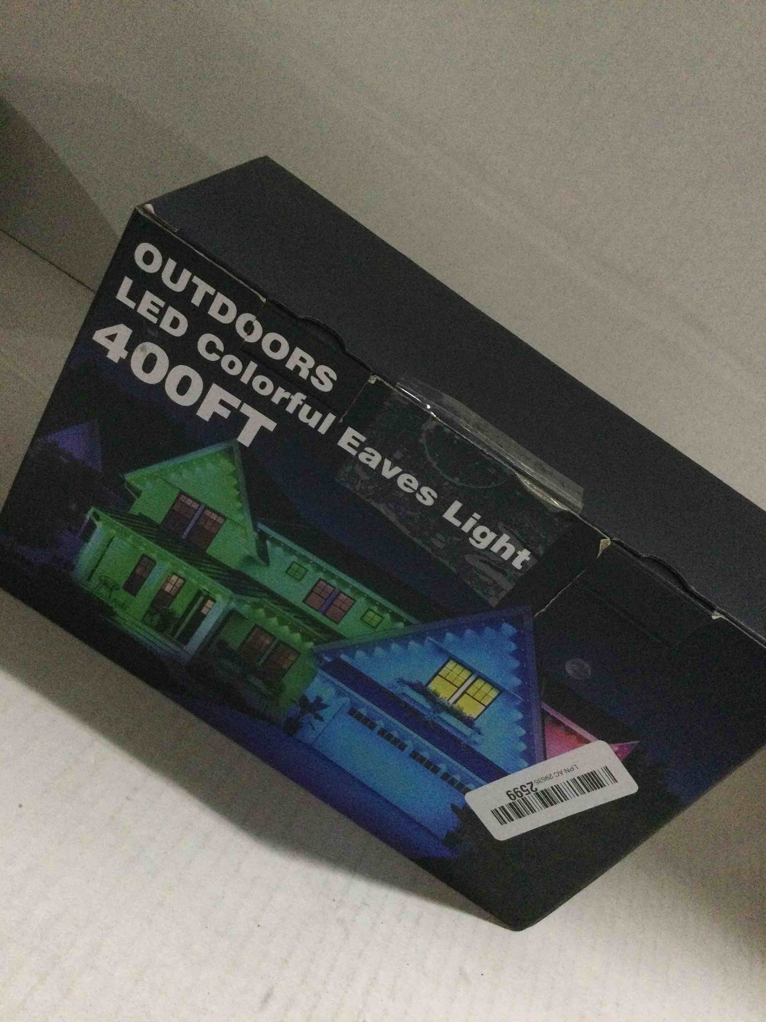 Condition photo showing New/Like New for 400Ft Permanent Outdoor Lights for House Waterproof, IP67 LED Eave Lights with App/Remote Control, Outdoor Permanent led Lighting for House Roof Decor,Christmas,Party,All Holiday and Daily