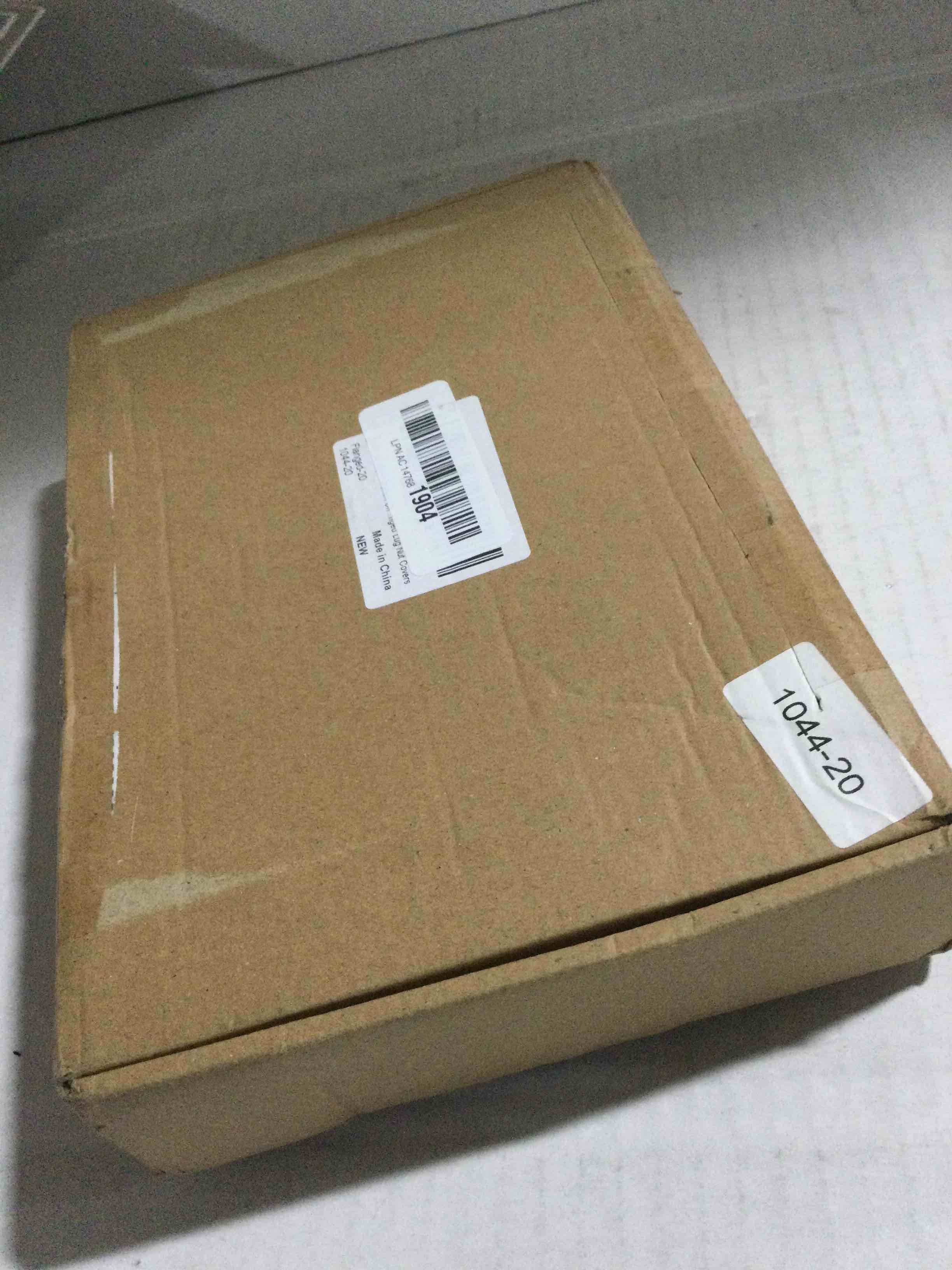 Condition photo showing New/Like New for 33mm Chrome Lug Nut Covers Push On,ABS Chrome Plastic Push-on Bullet Flanged Lug Nut Covers for Semi Trucks Pack of 20