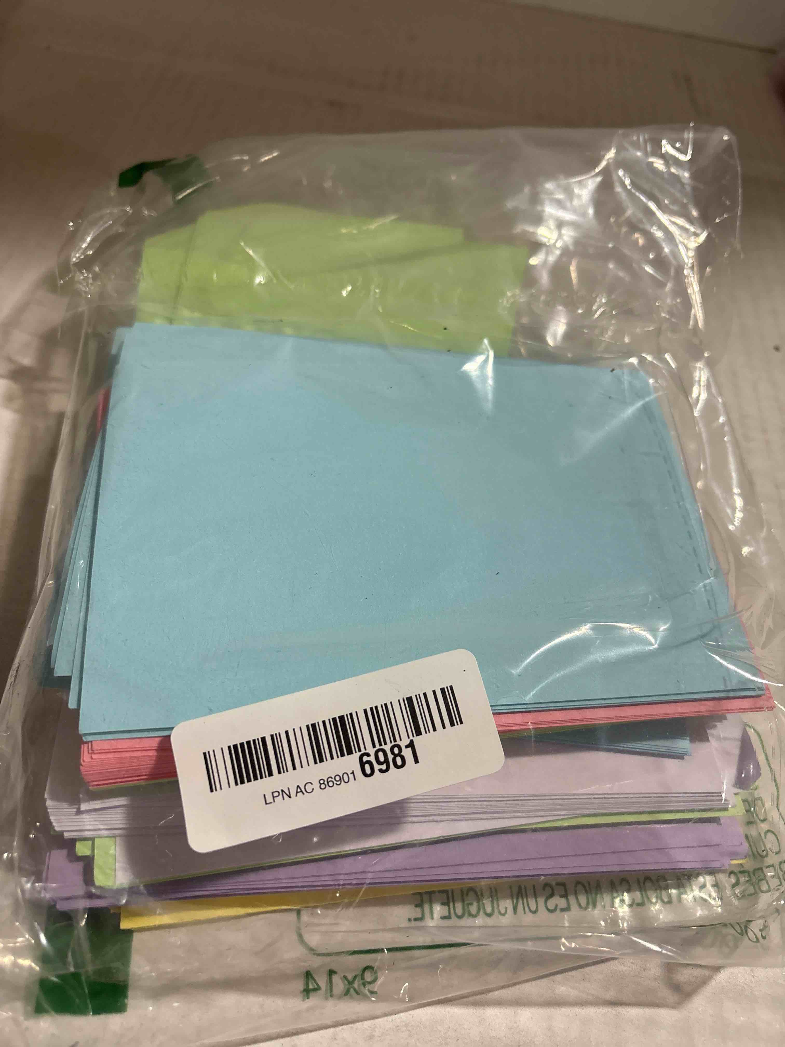 Condition photo showing Good Condition for Colored Blank Index Cards 4x6 Inch Flash Cards Flashcards Heavy Weight Note Cards for Studying School Office Supplies, 162 Count