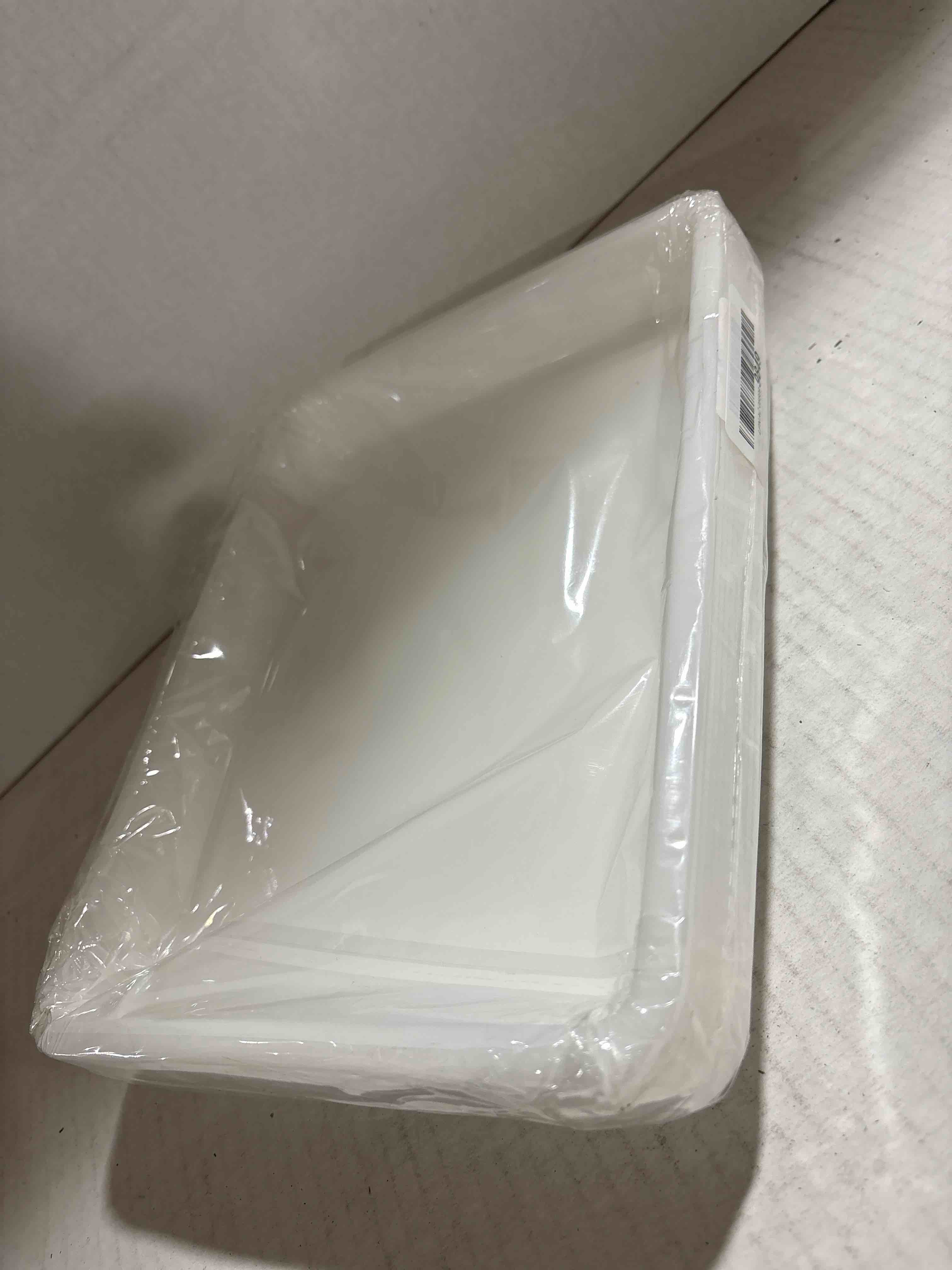 Condition photo showing New/Like New for 10PCS Plastic Art Trays,White Activity Crafts Tray,Organizer Trays,Serving Tray for Home,School,Kids,DIY Projects,Painting,Beads