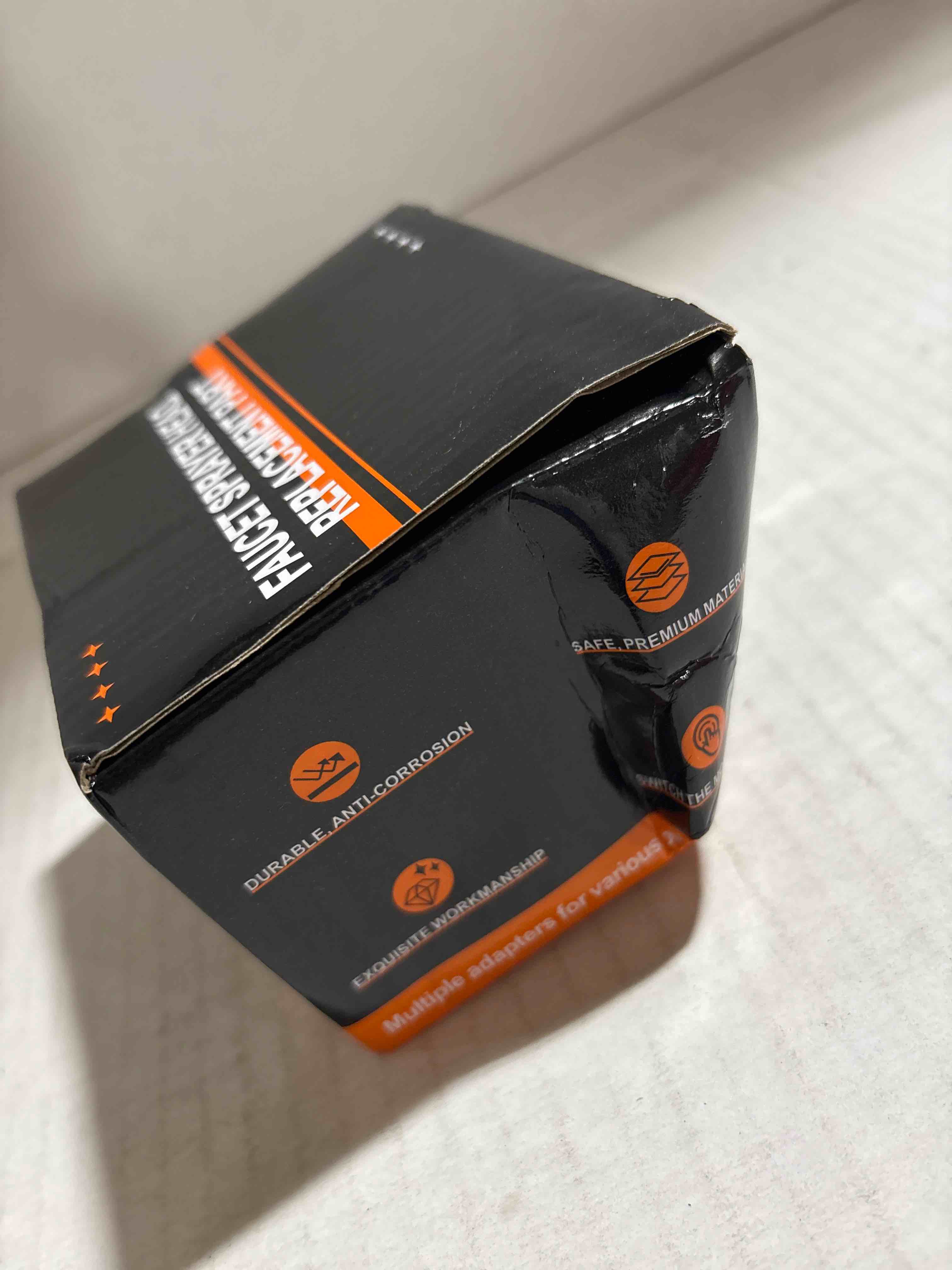 Condition photo showing New/Like New for Kitchen Faucet Sprayer Head Replacement - with 15 Adapters Pull Down Facuet Spray Head for Kitchen Sink, 3 Function, Oil Rubbed Bronze