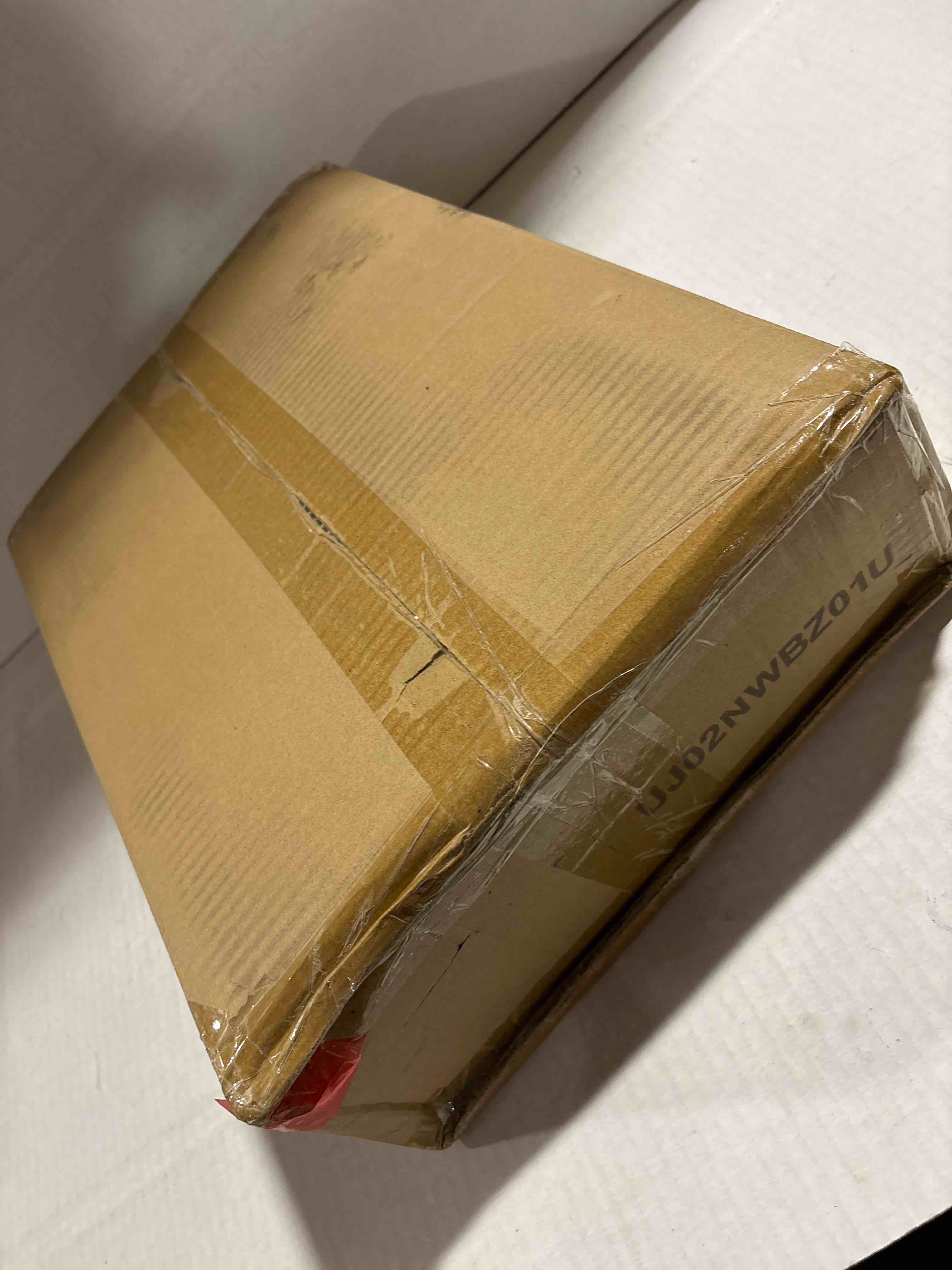 Condition photo showing New/Like New for Tall End Table with Charging Station, Skinny Nightstand with USB Ports and Outlets, 3 Tier Narrow Side Table with Storage for Bedroom, Living Room, Office, Greige Greige Style 1