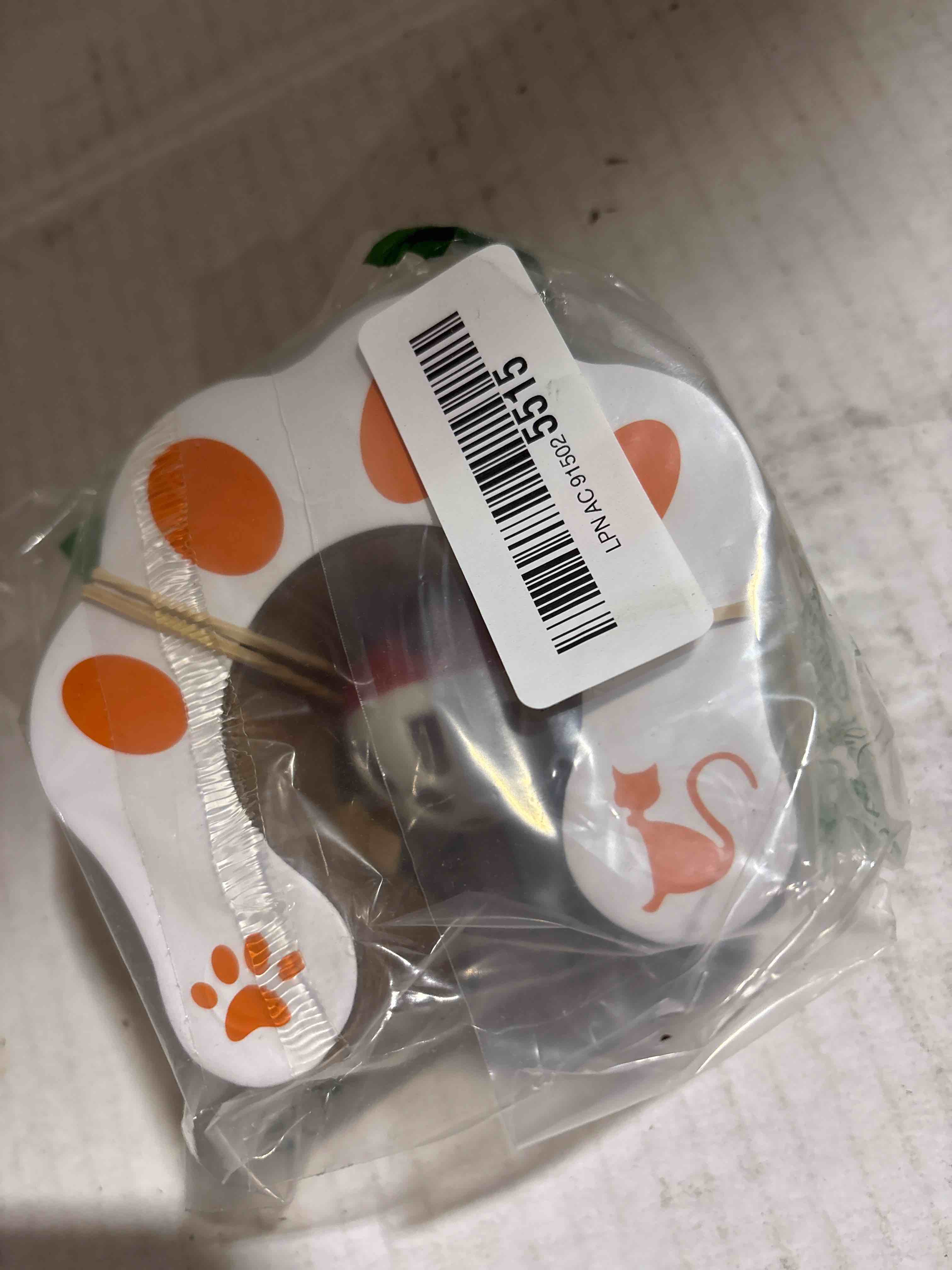Condition photo showing New/Like New for 1 Pack Cat Scratcher Toy with Balls Bells, Magic Organ Foldable Cat Scratching Board for Kitten, Interactive Toys for Indoor Adult Cats Exercise Anxiety Relief, Auburn One Size-1P Auburn