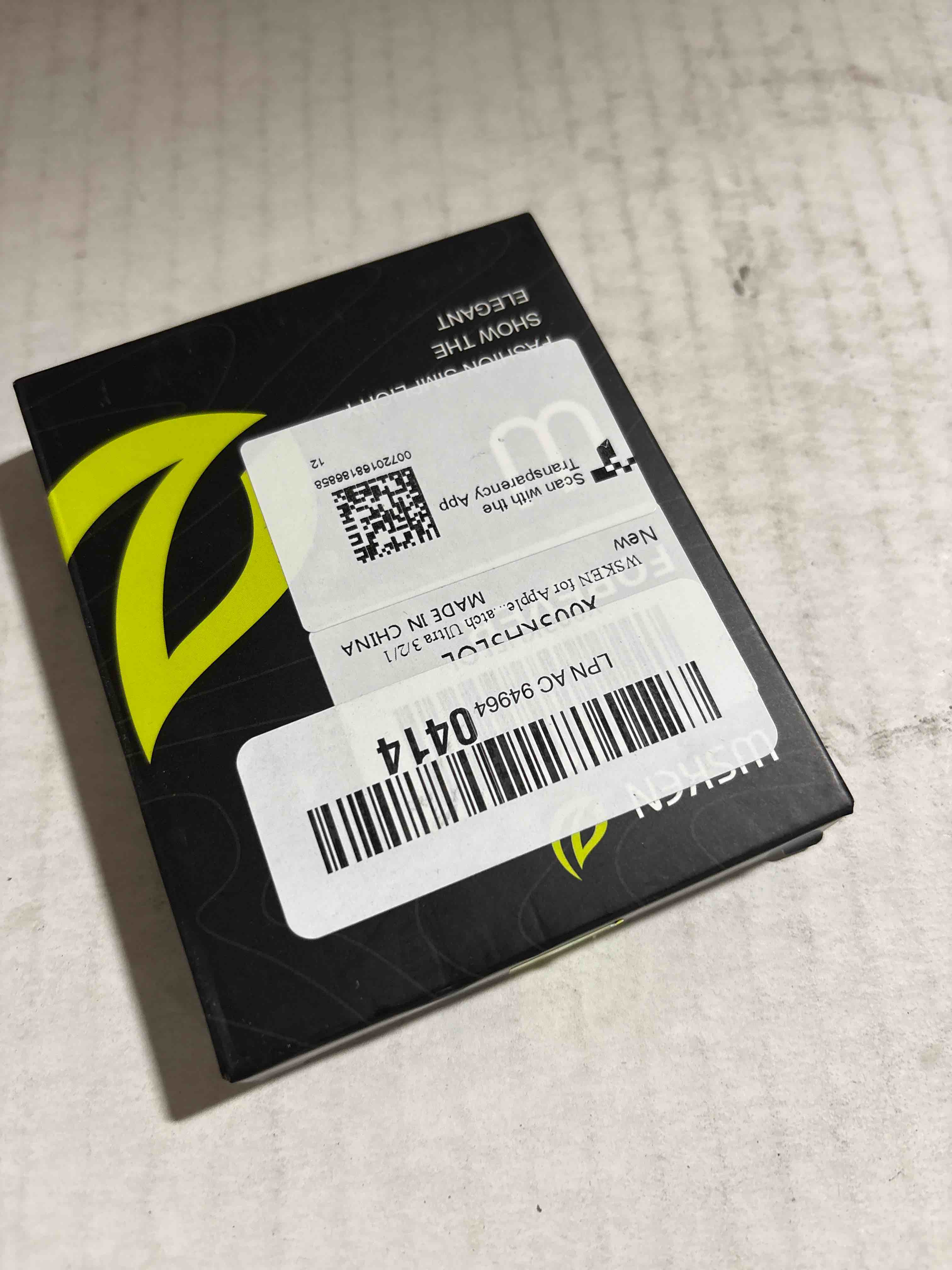 Condition photo showing New/Like New for WSKEN for Apple Watch Ultra 3/Ultra 2/Ultra Screen Protector 49mm,9H Tempered Glass + Titanium Alloy Frame, [Keep Original] [Touch Sensitive] Lightweight Protective Glass Film for iwatch Ultra 3/2/1 Original apple watch ultra 3 / ultra 2 / ultra 49mm