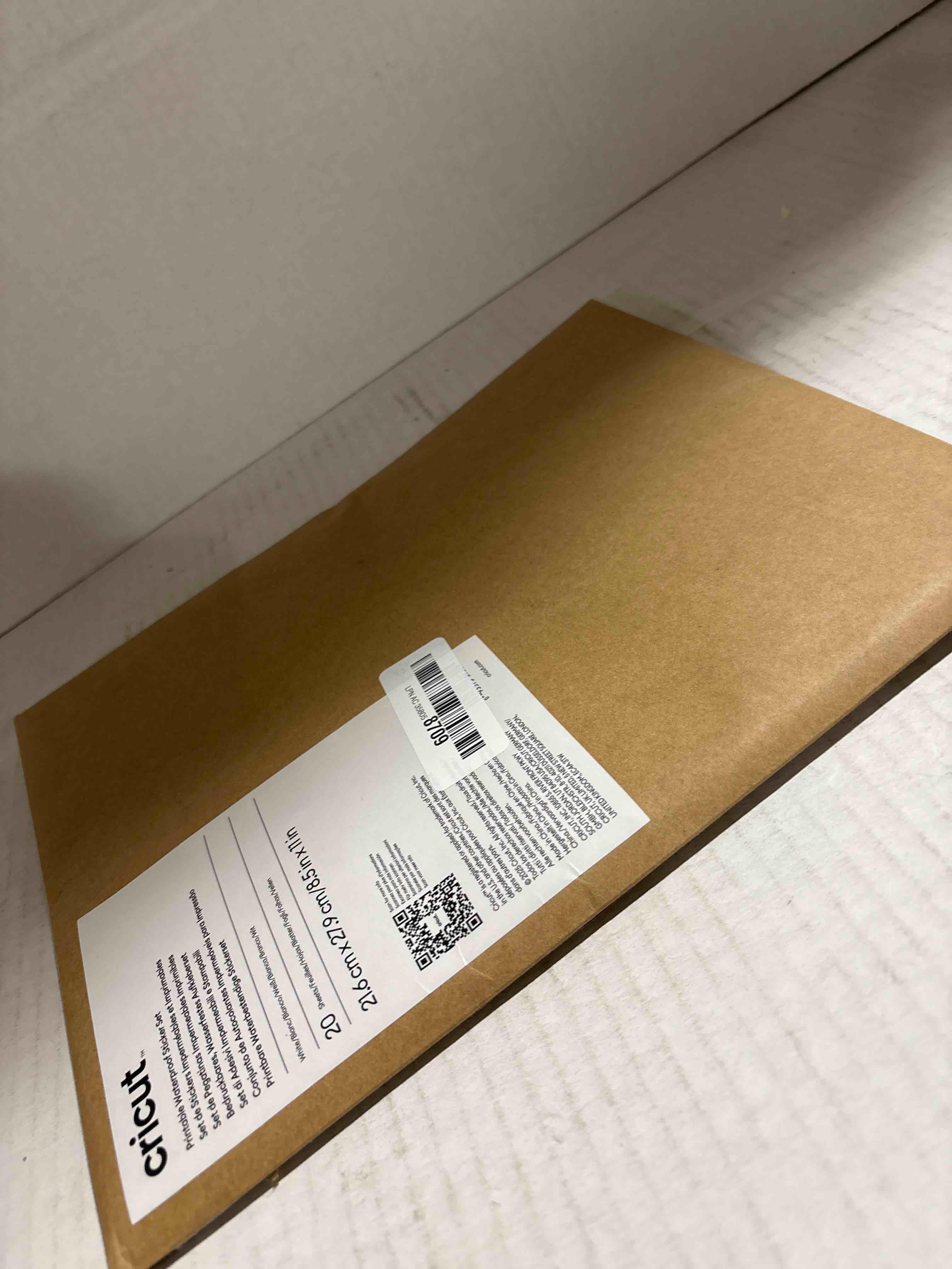 Condition photo showing New/Like New for Cricut Printable Waterproof Sticker Set, 20 White Sheets (8.5" x 11") - Compatible with Inkjet Printers - For Joy Xtra, Explore, & Maker Machines