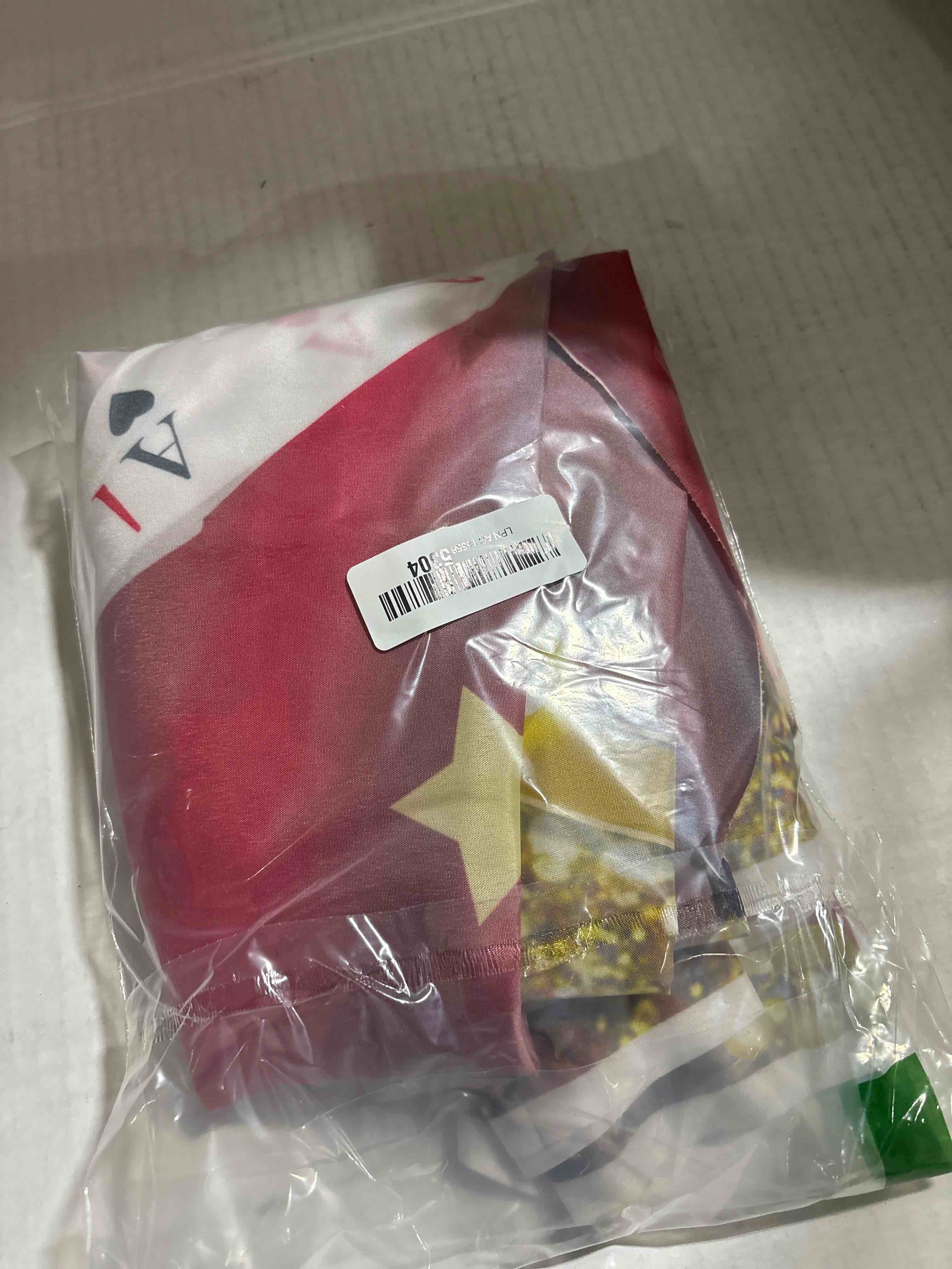 Condition photo showing New/Like New for Las Vegas Gold Glitter Bokeh Photography Backdrops 7x5ft Polyester Casino Night Poker Dice Red Curtains Photo Background Birthday Party Prom Banner Studio Shoot Booth Props Dessert Cake Table Decor 7x5 FT
