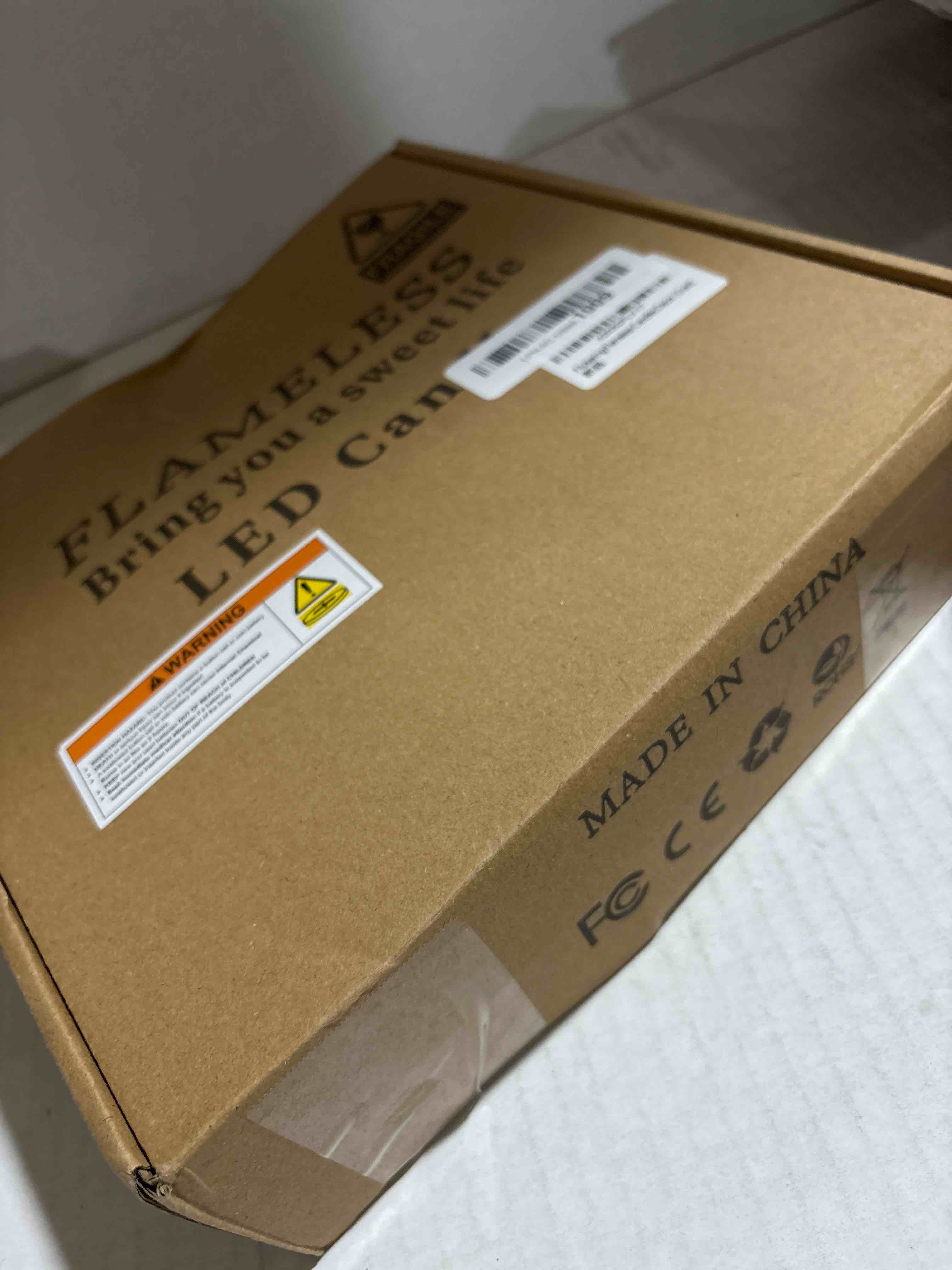 Condition photo showing New/Like New for Flameless LED Candles with Timer 5 Pc Flickering Flameless Candles for Romantic Ambiance and Home Decoration Stable Acrylic Shell,with Embedded Star String?Battery Operated Candles?White?