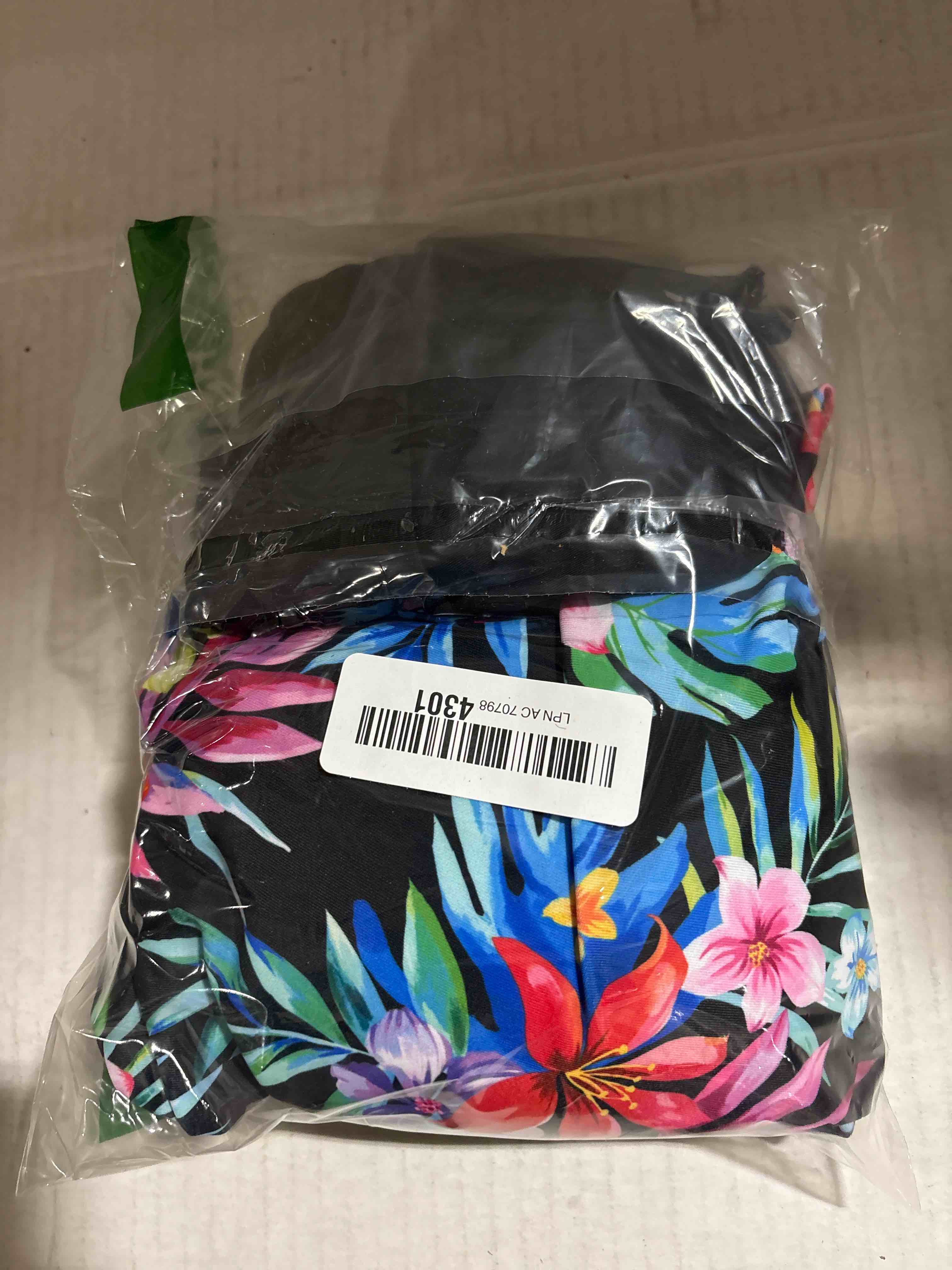 Condition photo showing New/Like New for Aqua Eve Two Piece Women's Tankini Swimsuits Blouson Swim Tank Top with Shorts Modest Bathing Suits Large Colorful Floral