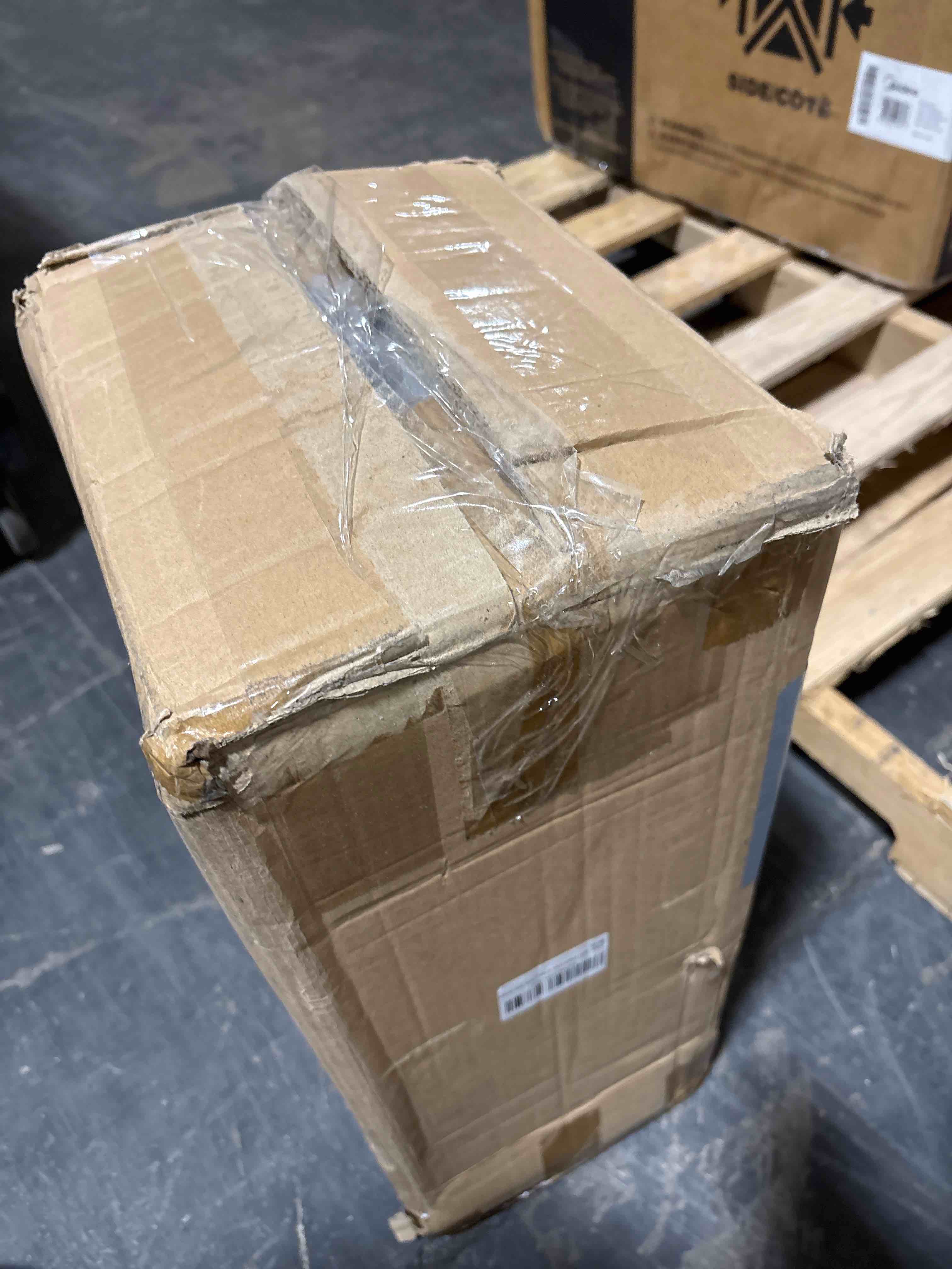 Condition photo showing New/Like New for 2-Pack 21.3 IN Depth Under Sink Organizer With Next-Gen Ball-Bearing Slides,Sophisticated Mesh 2-Tier Pull Out Shelf for Kitchen & Bathroom,Fits Small Items-White(Patented) 2 Pack-21.3"Dx11.8"-16.5"H White