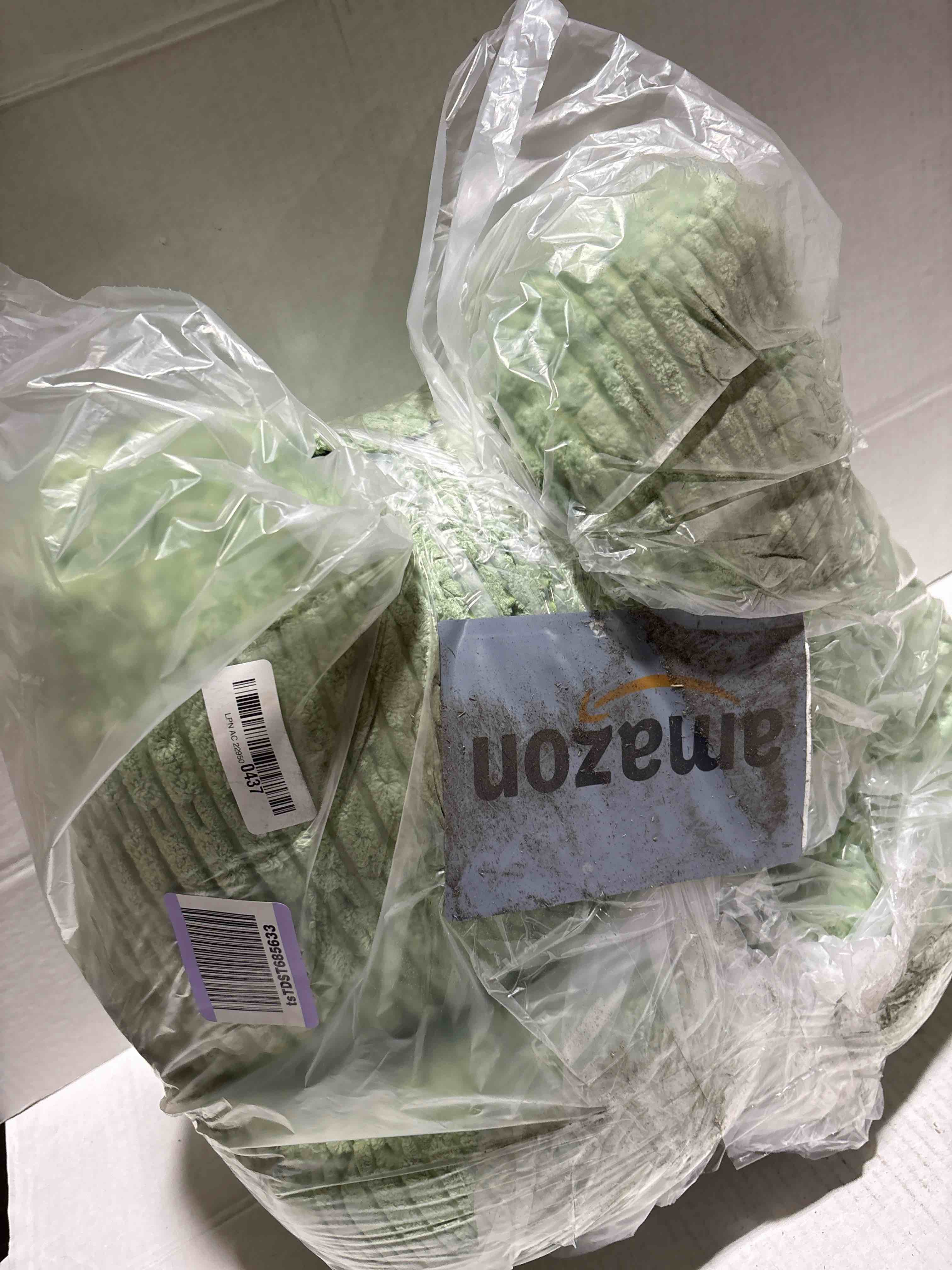 Condition photo showing Good Condition for Blissful Diary Reading Pillow, Backrest Pillow with Shredded Memory Foam for Adult & Children, Designed for Bed and Couch Sitting Up, Includes Arms, Pockets and Washable Cover, Sage Green Standard(18inch) Sage Green