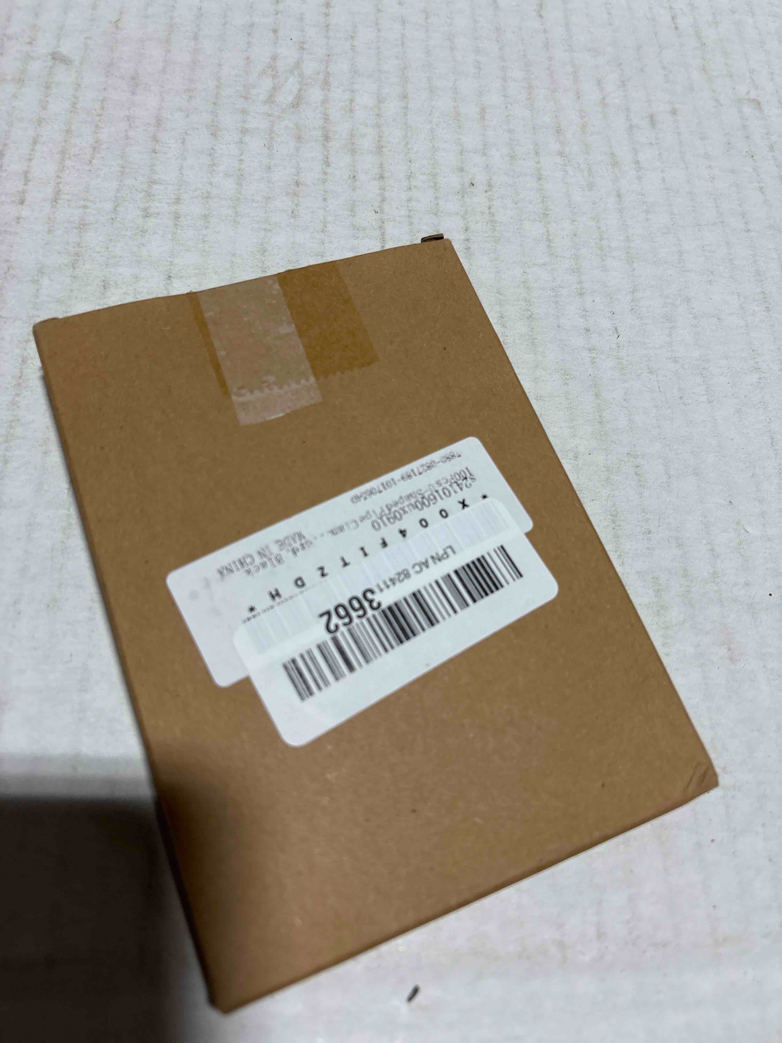 Condition photo showing New/Like New for uxcell 100Pcs U-Shaped Pipe Clamp, 3/16 Inch(4mm) 2 Hole U-Tube Strap Clamp Heavy Duty Connector Bracket for Conduit Cables Wire Cord, Black