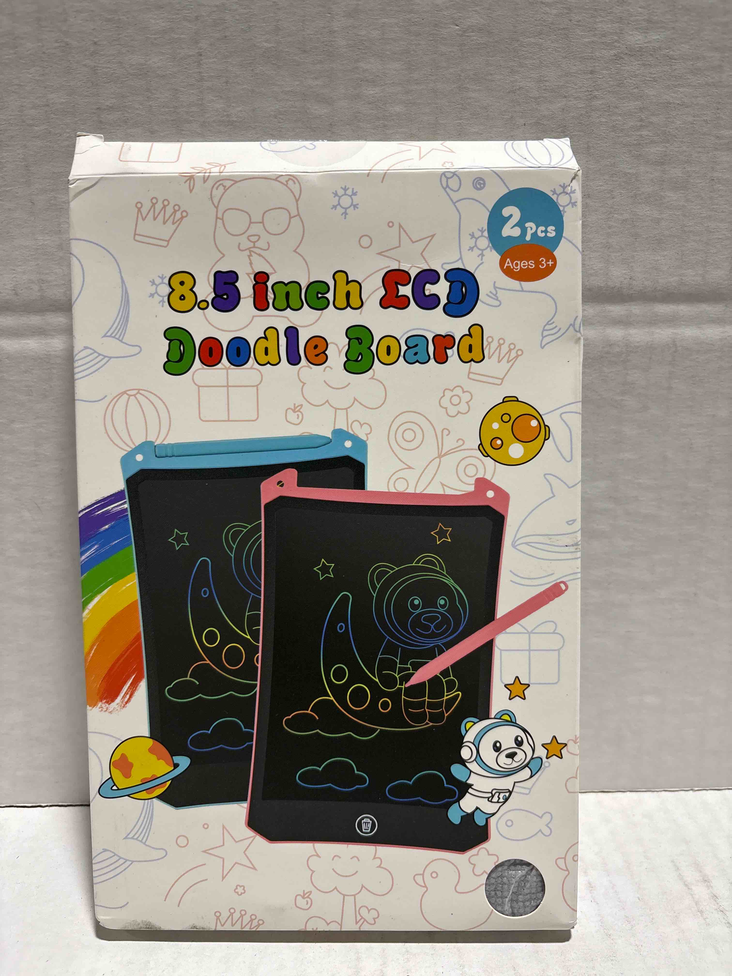 Condition photo showing New/Like New for EooCoo Toddler Toys, LCD Writing Tablet for Kids 2 Pack, Kids Stocking Stuffers Toddler Travel Essentials Drawing Pad, No Mess Coloring Books, Road Trip Activities, Age 3-5 Boy Girl Gifts - 8.5 Inch 8.5”pink&blue