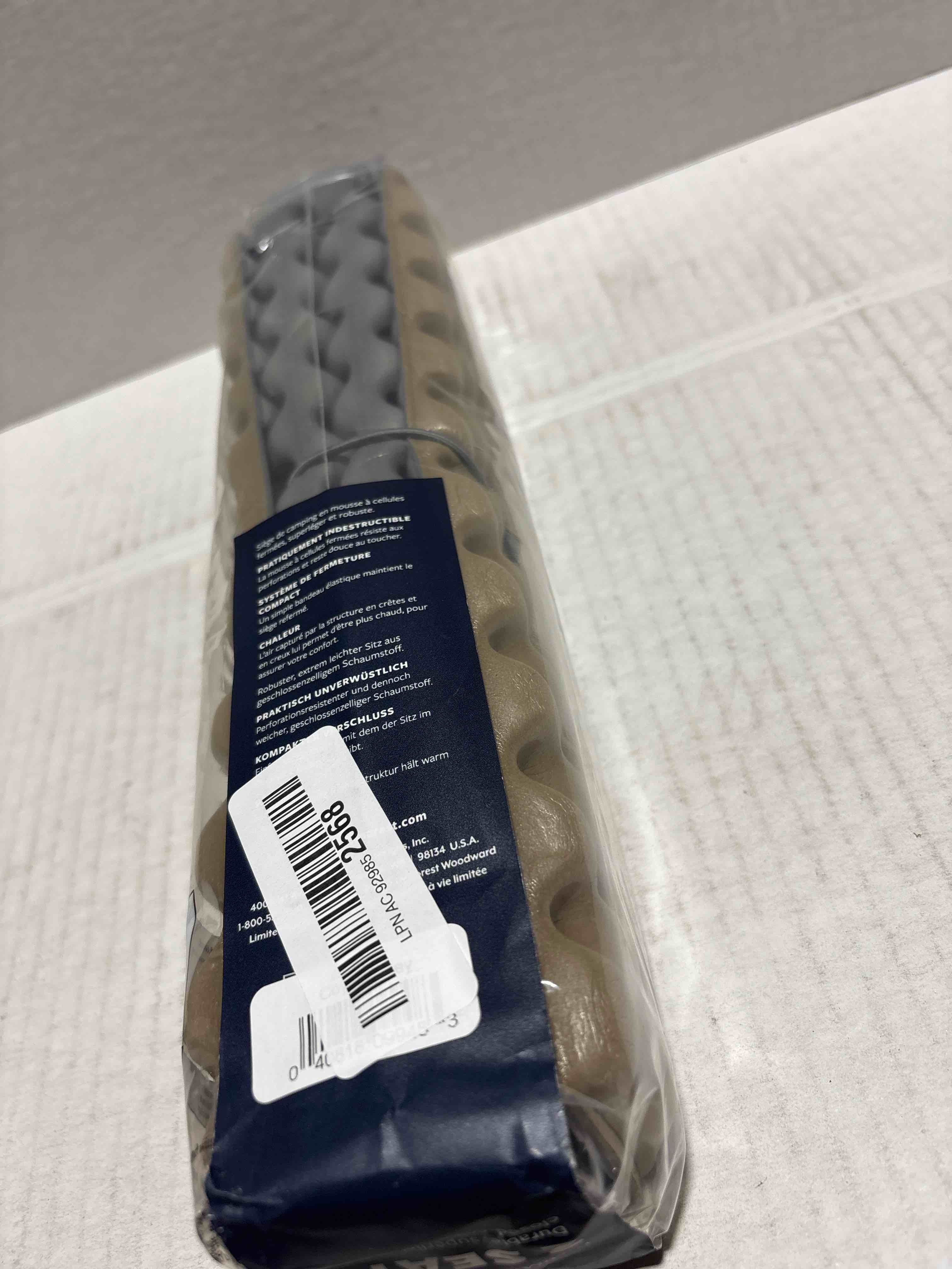 Condition photo showing New/Like New for Therm-a-Rest Z Seat Cushion Insulated Sitting Pad Coyote / Silver